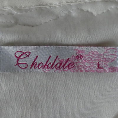 Robe écrue à imprimés brodés - Femme - Choklate - Taille L - Photo 4