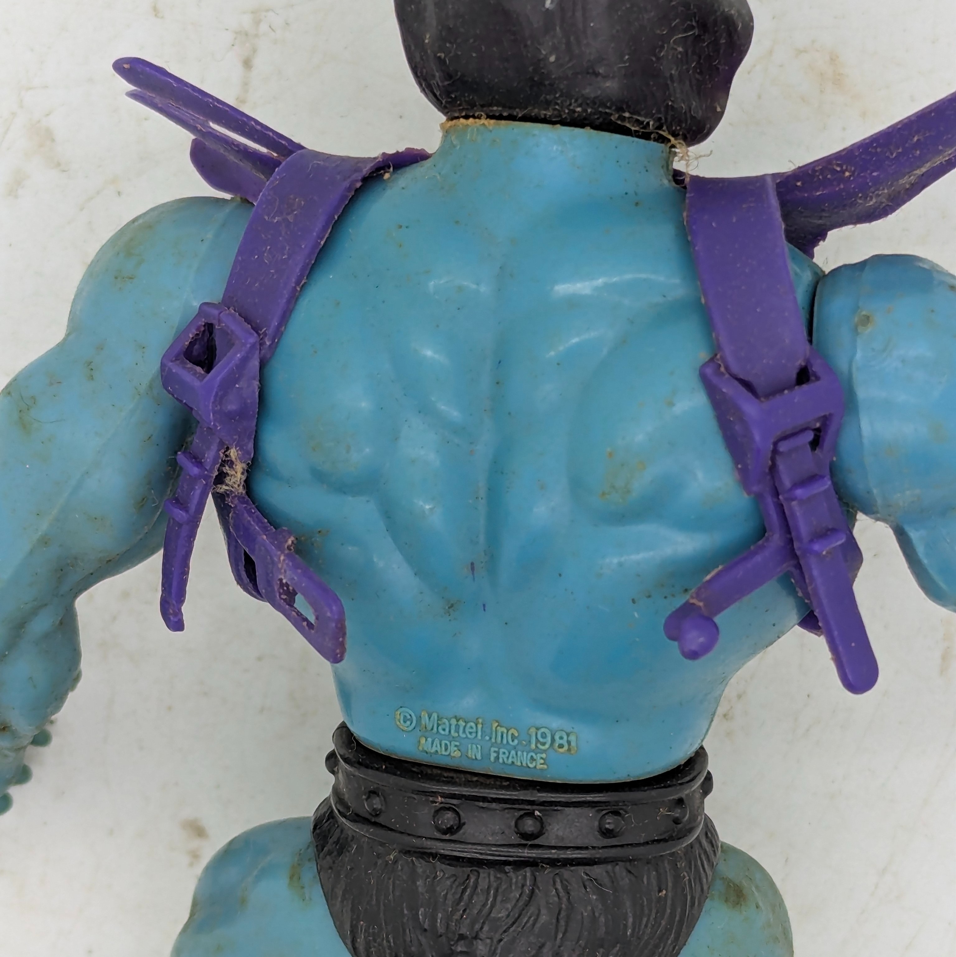 Figurine Skeletor - Maîtres de l'univers - 1981 - Made in France Très bon état - Vue 4 - 