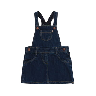 Robe en jeans bleue à bretelles - bébé - Kiabi - taille 9 mois - Photo 0