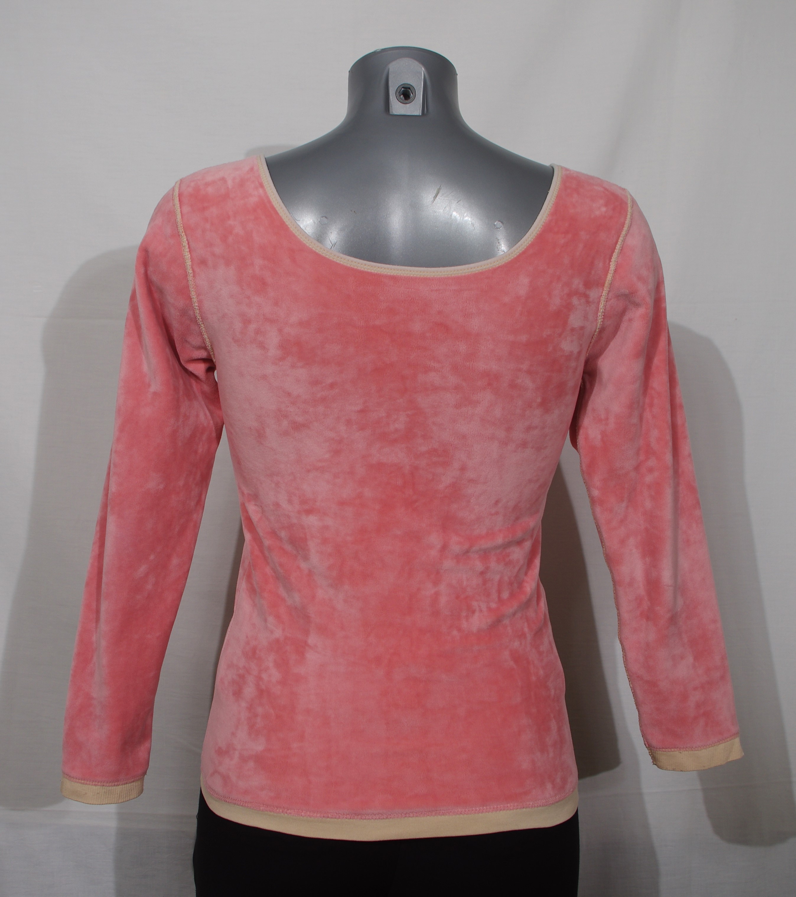 Pull réversible rose ou nude - S- effet velours - Photo 1