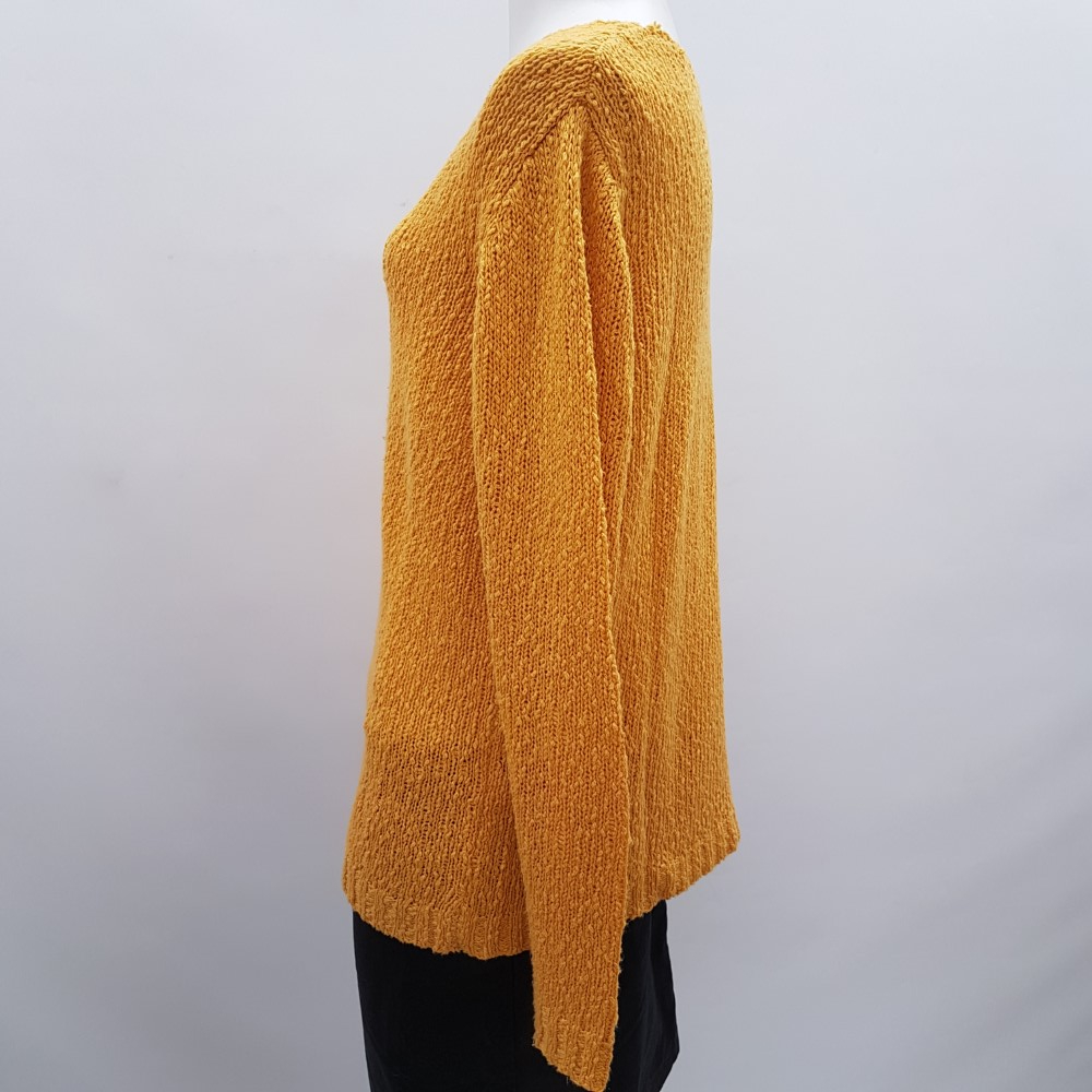 Pull jaune d'or - ANNE WEYBURN - Taille 46/48 - Photo 1