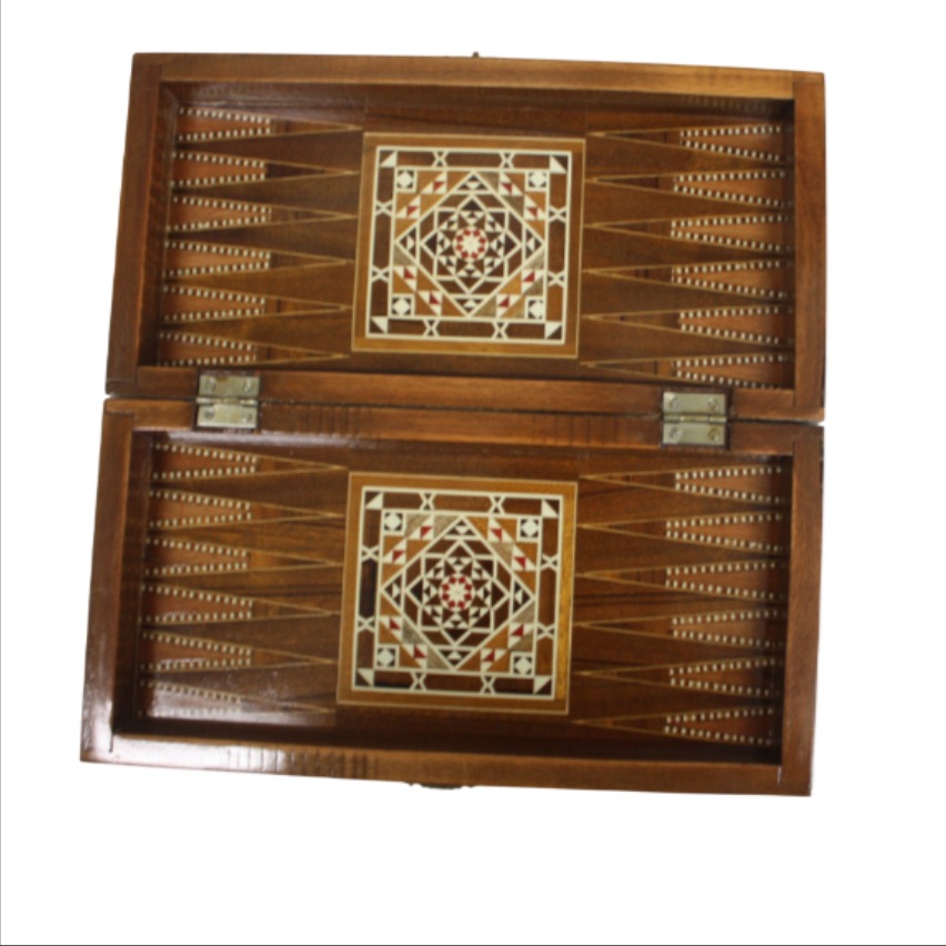 Voir photo 5 de Jeu de Backgammon et Echecs Jeu de Backgammon et Echecs - Vue 5 -