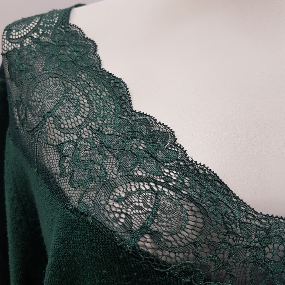 Pull fin vert sapin - GRAIN DE MALICE - Taille XL - Photo 5