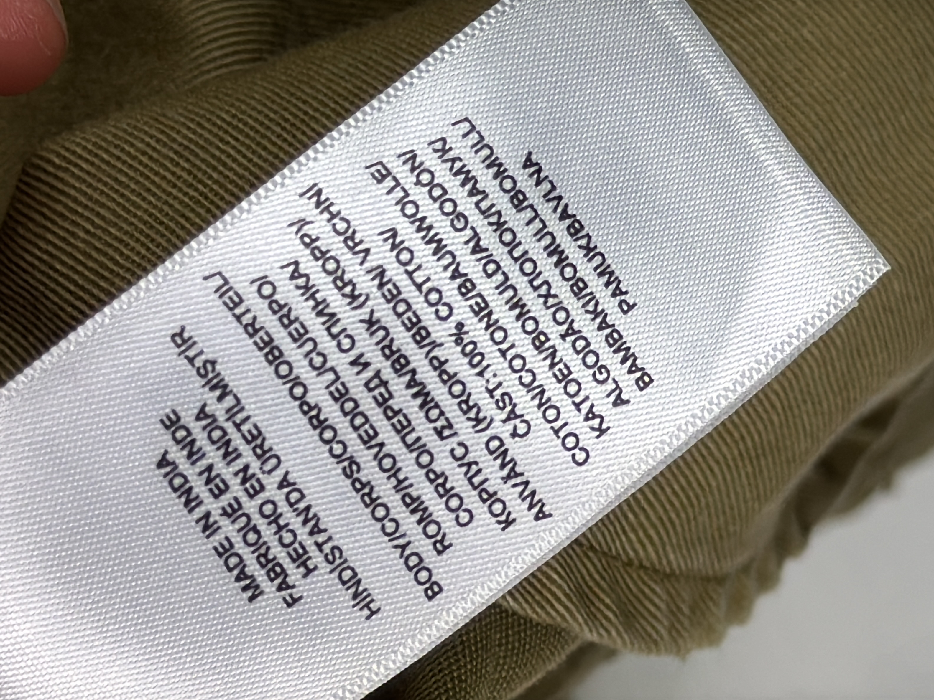 Veste Chemise Polo Ralph Lauren kaki motifs 👕 - Photo 7