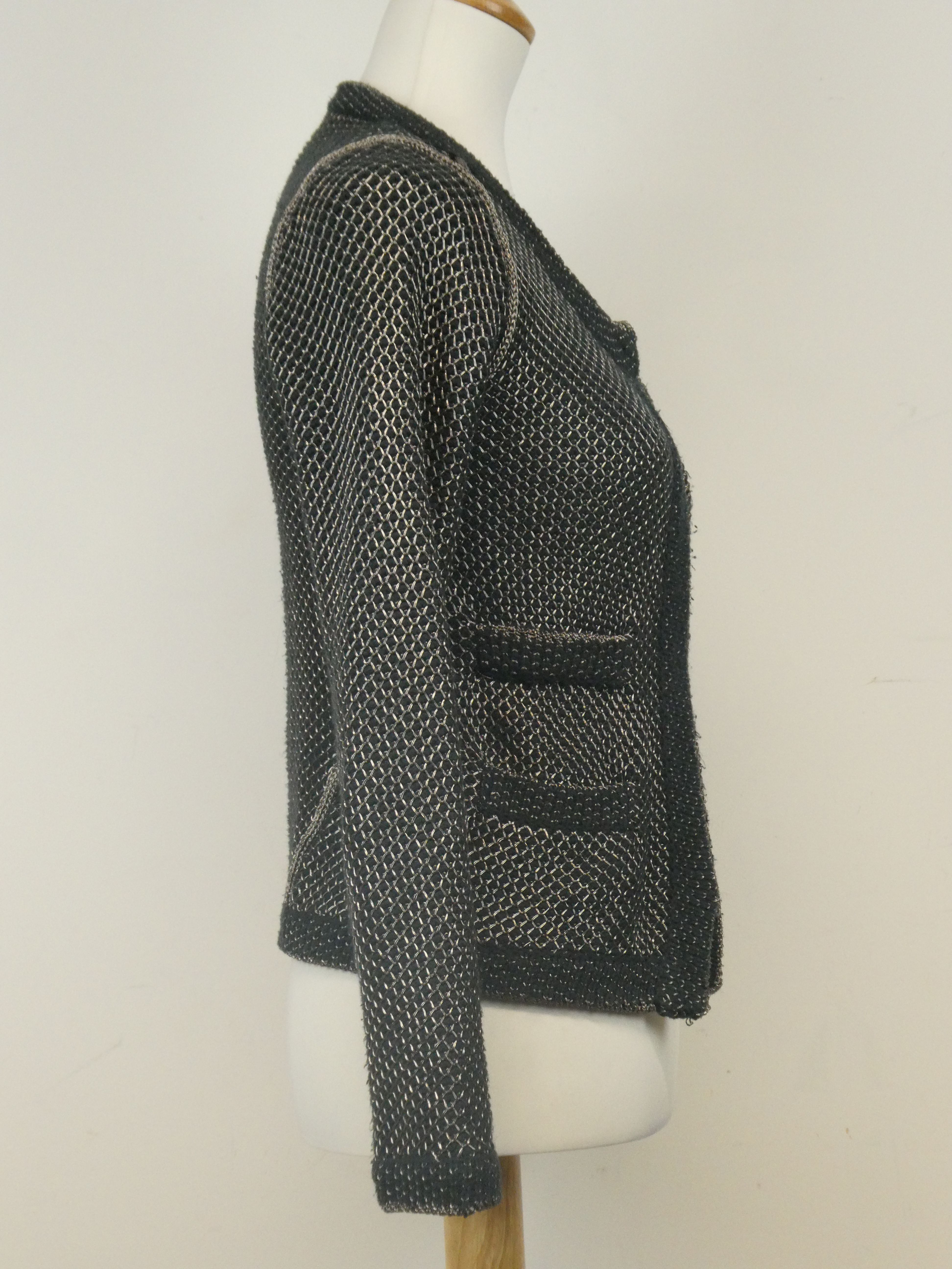 Maje cardigan manches longues à ornements métalliques - Taille M/2/38 - Photo 2