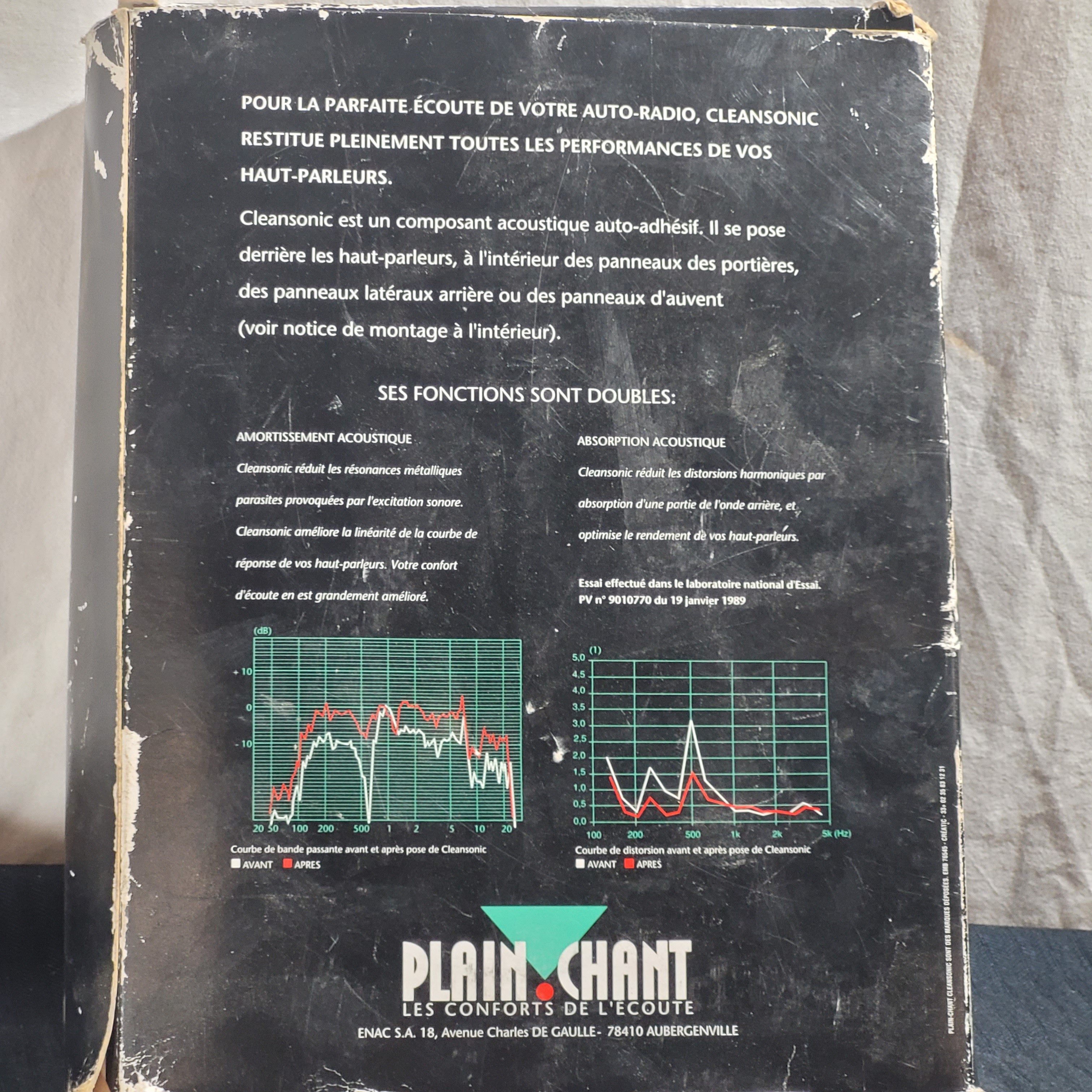 Composants Acoustiques Vintage - Plain Chant Cleansonic Très bon état - Vue 3 - 