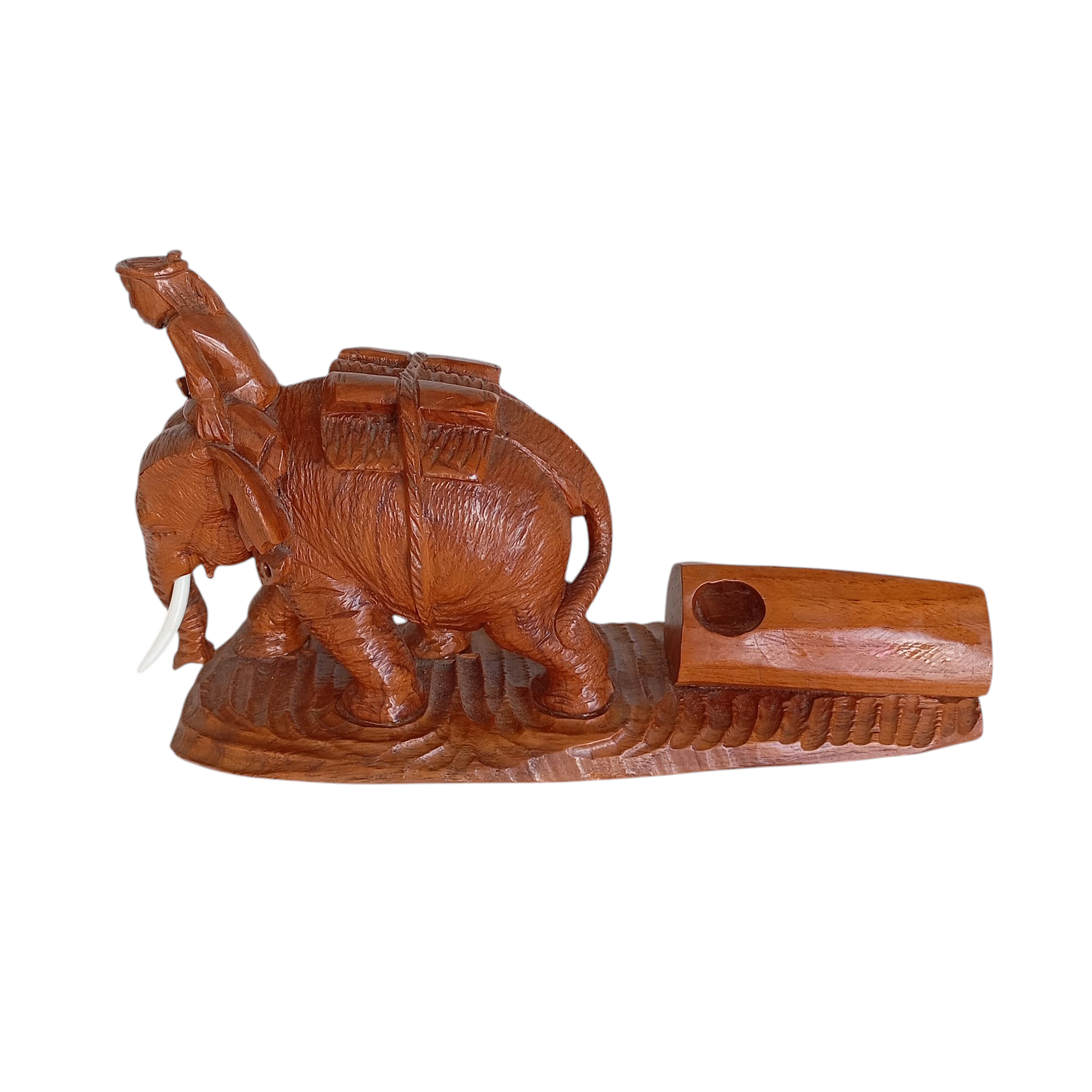 Eléphant en bois - Photo 1