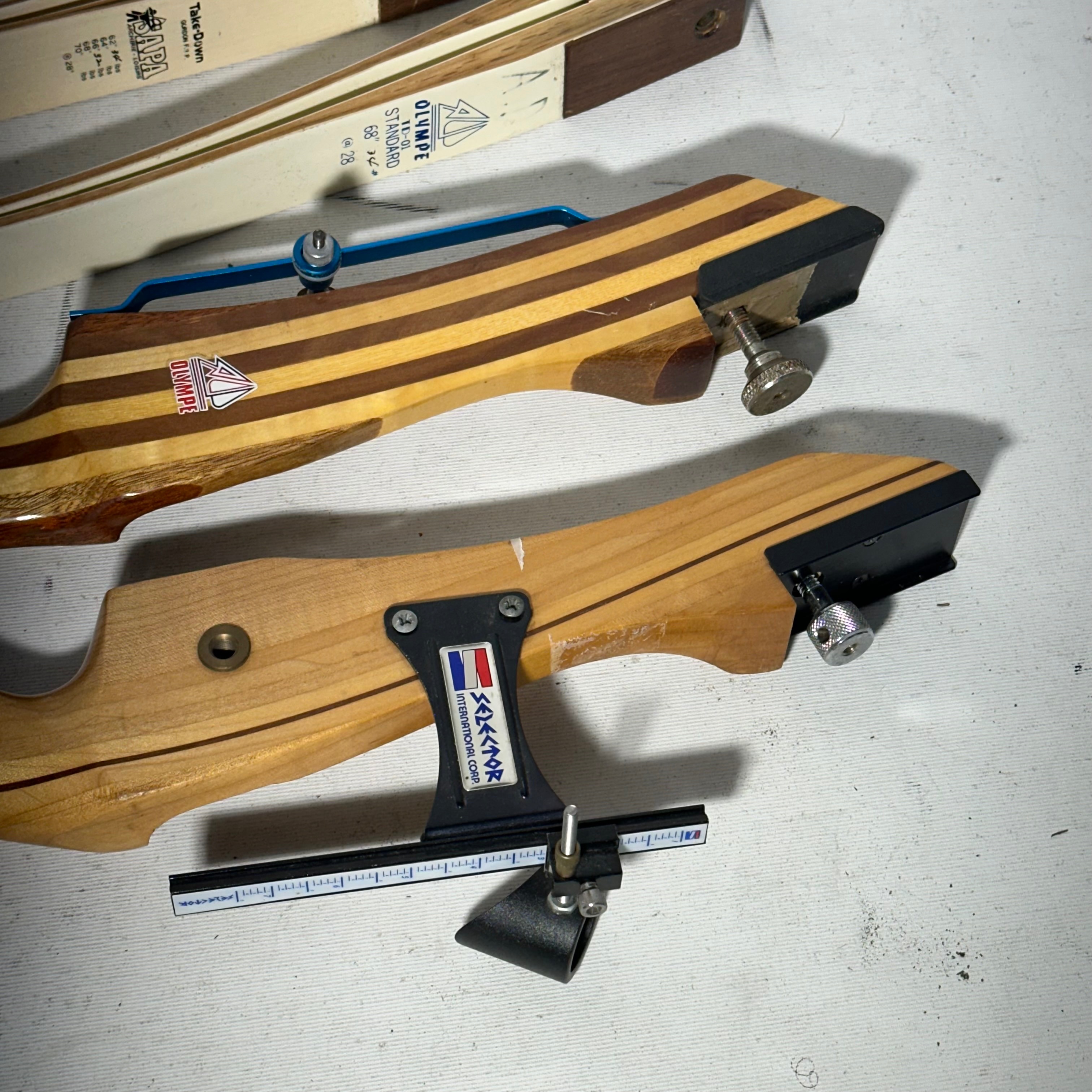 Lot de 2 arcs gauchers - Olympe TD-01 - Take-Down Gordon - État correct - Photo 3