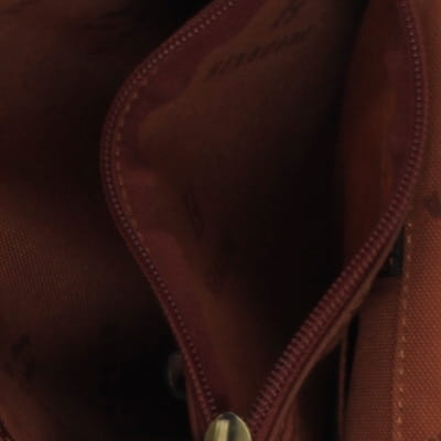 Sac à bandoulière marron - homme - Hexagona - dimension 21 cm x 22 cm Très bon état - Vue 3 - 