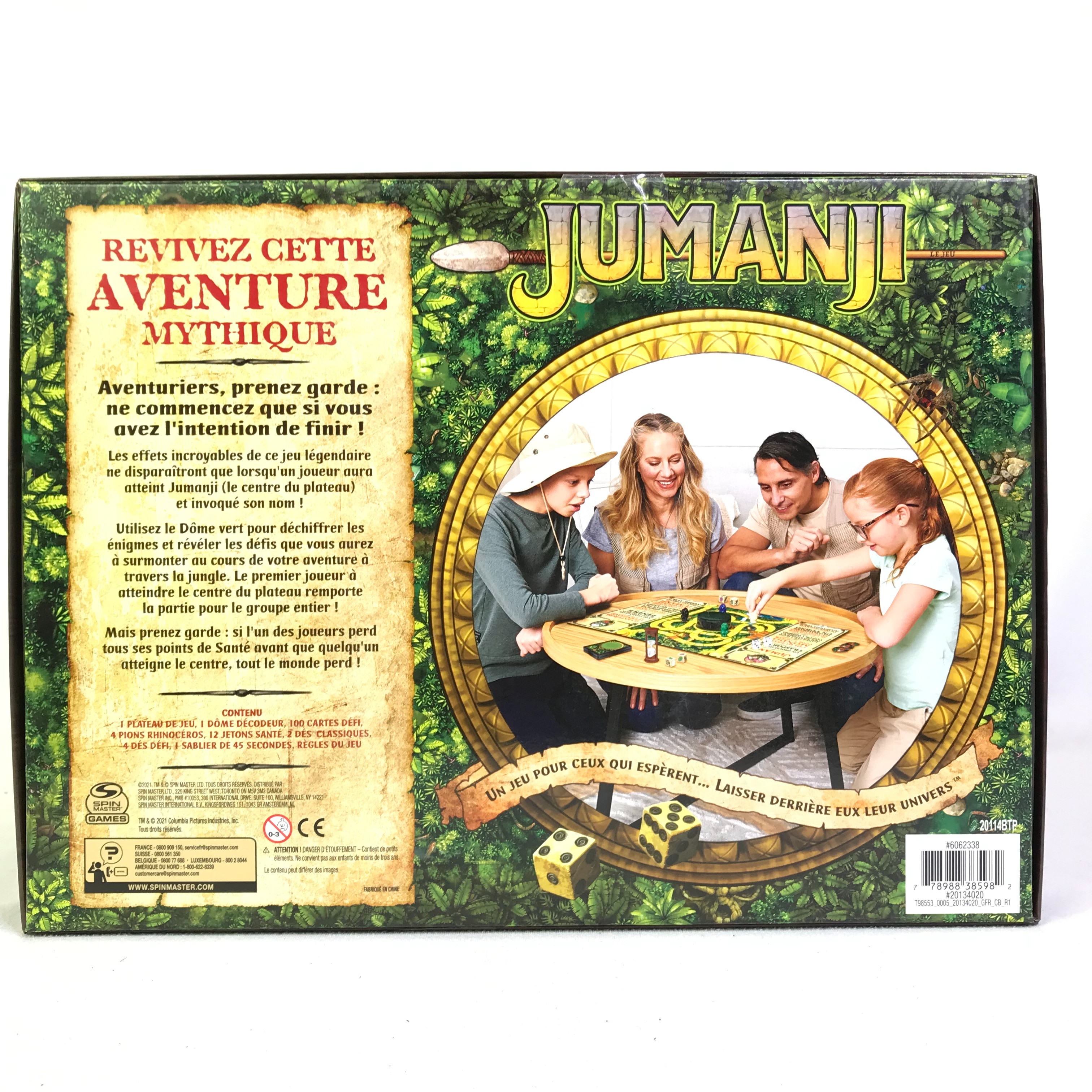 JEU JUMANJI RETRO - NOUVELLE EDITION ( 6062338 ) - Très bon état - Photo 2