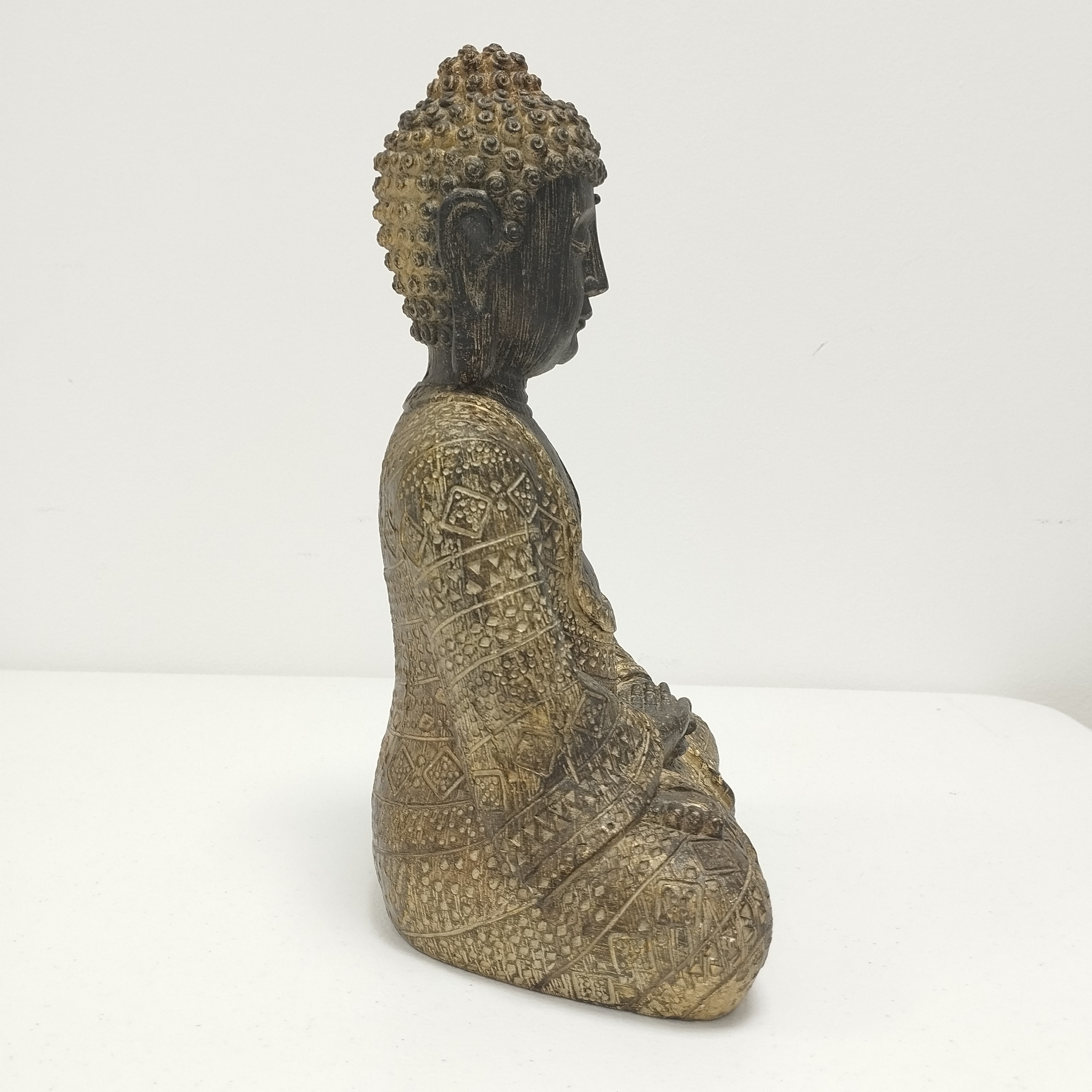Bouddha japonais en méditation (style antique) - Photo 3