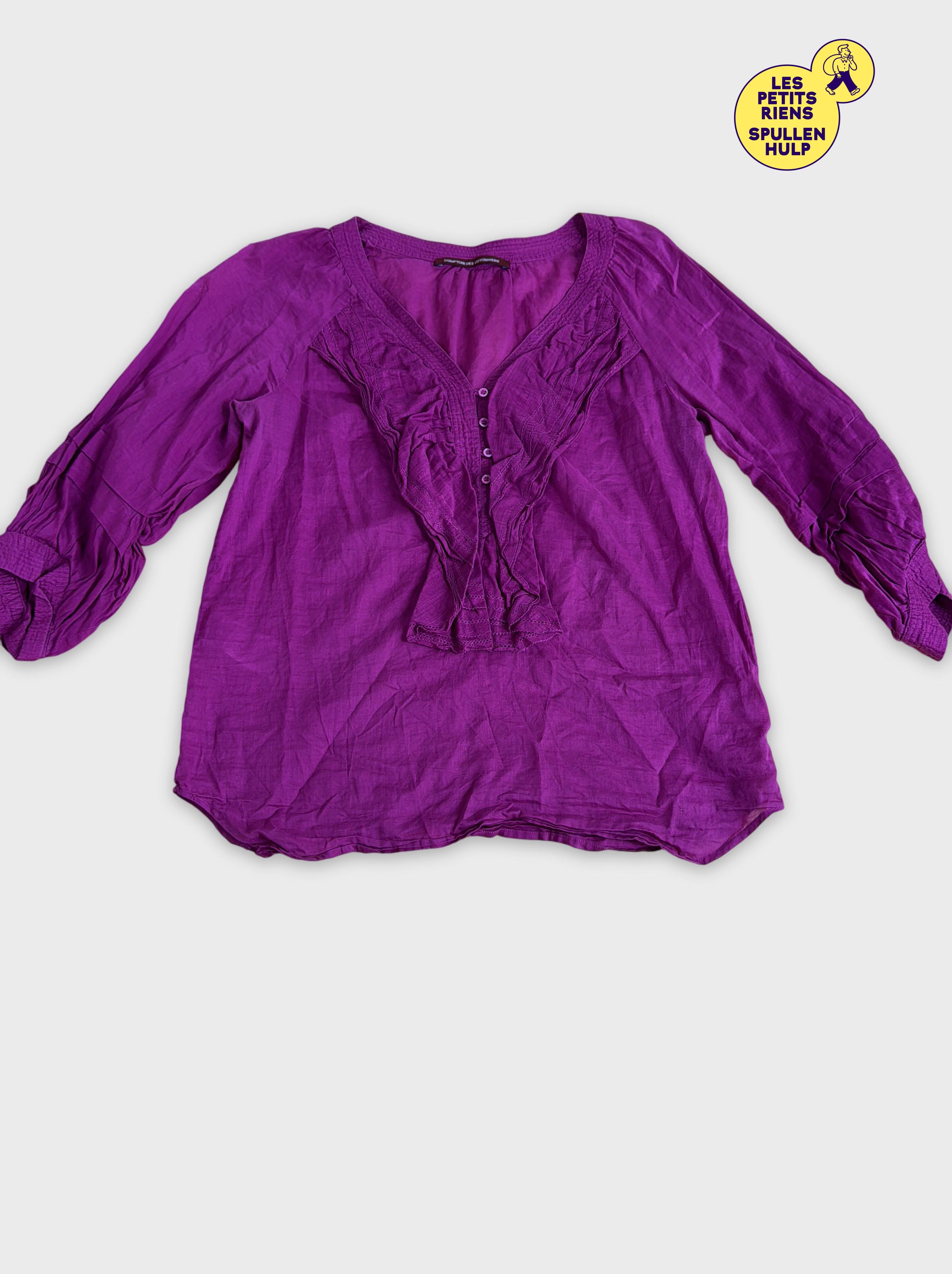 Chemisier violet Comptoir des Cotonniers 🛒 - Photo 0