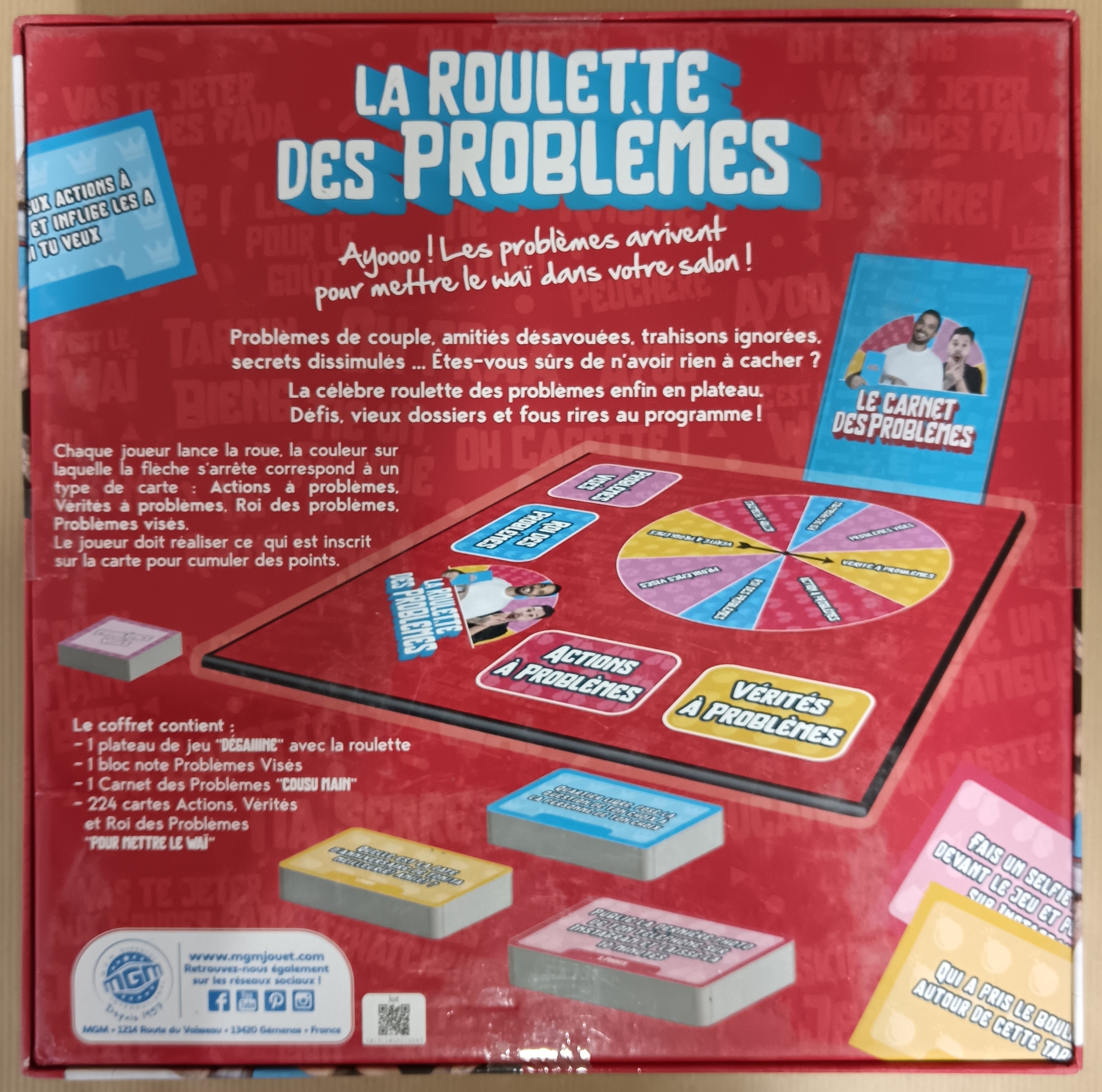 Jeu de société La Roulette des Problèmes Mgm Games Très bon état - Vue 3 - 