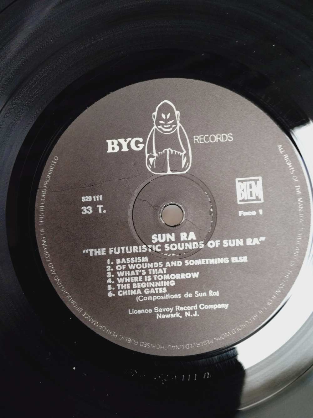 Vinyle 33 tours Sun Ra-The futuristic Sounds of Sun Ra-BYG records,1969. Rare.  - Vue 11 - 