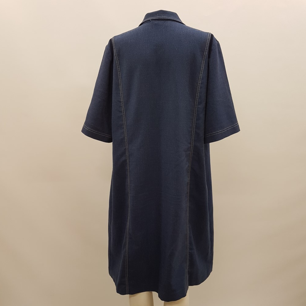 Robe imitation denim bleue - KARTING - Taille 48 - Photo 2