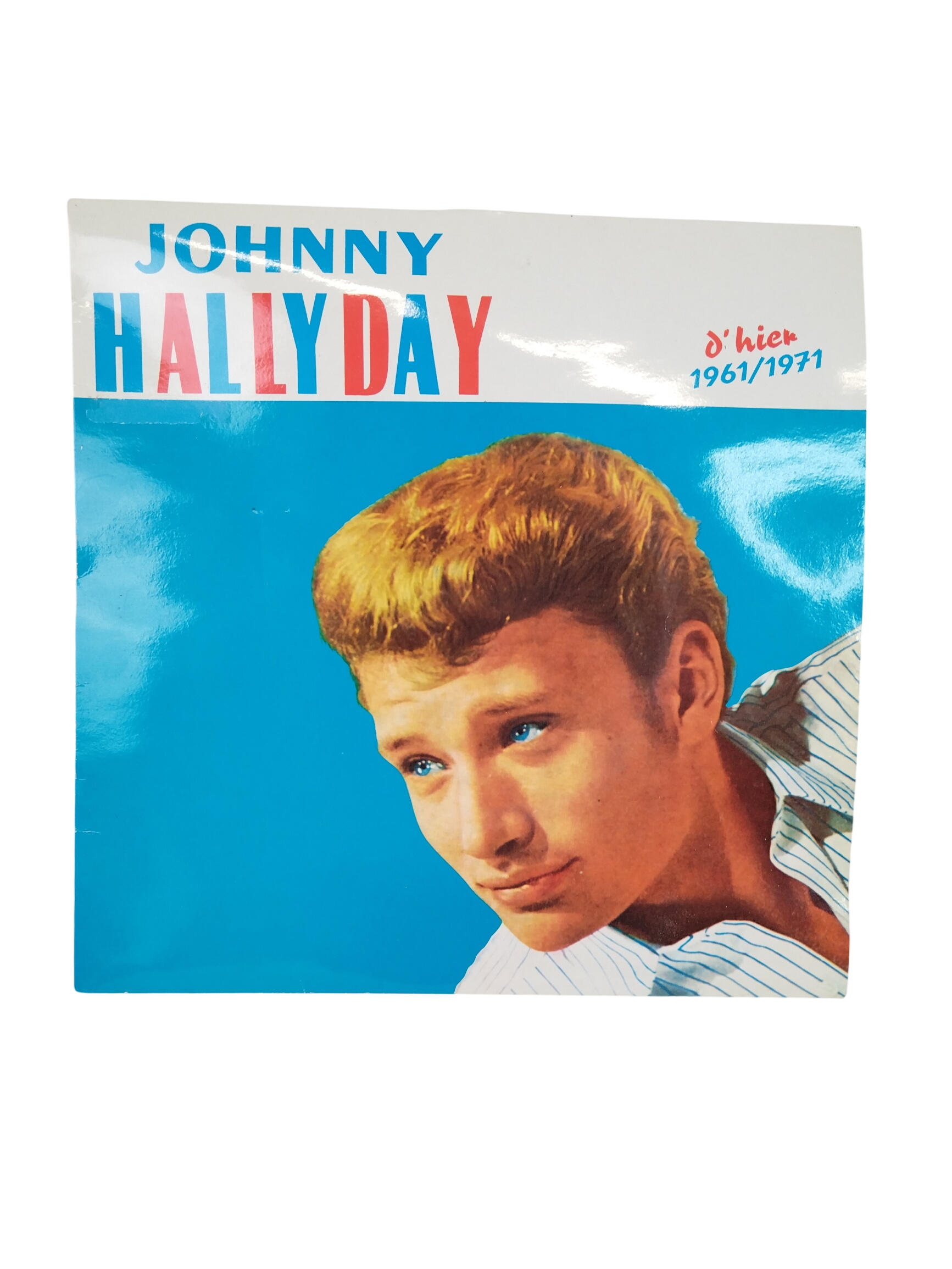 Johnny Hallyday "d'hier" 1961/1971 Disque vinyle 33T Très bon état -  reconditionné disponible sur Label Emmaüs