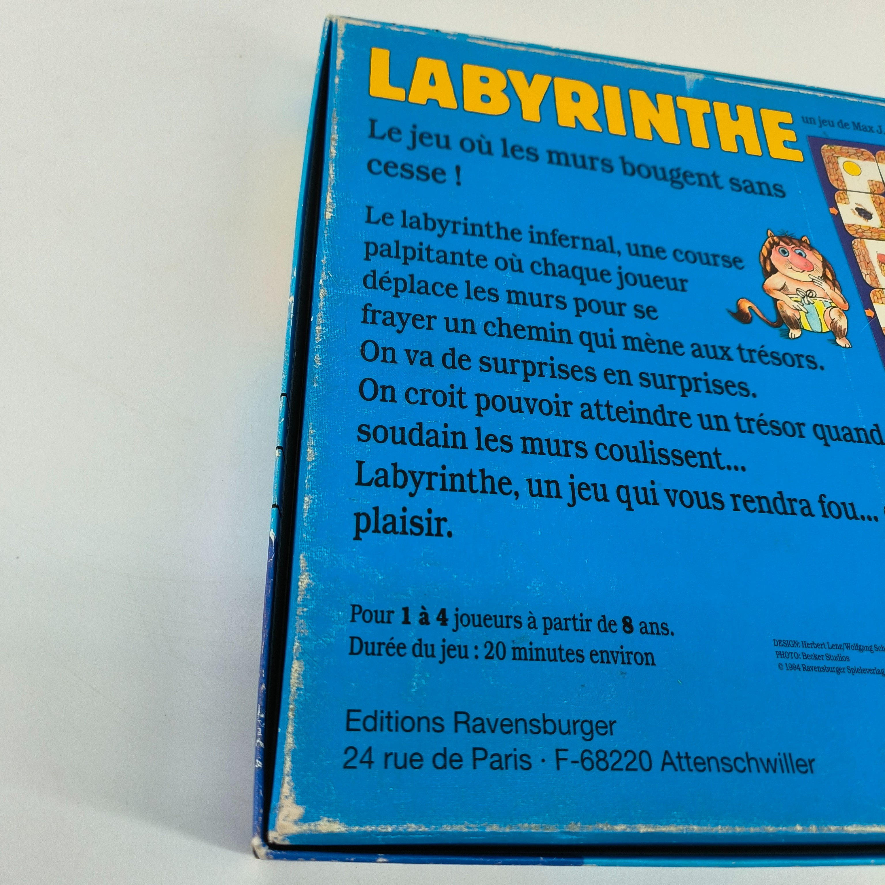 Jeu de société-Labyrinthe-vintage-Ravensburger-1986-à partir de 8 ans  - Vue 9 - 