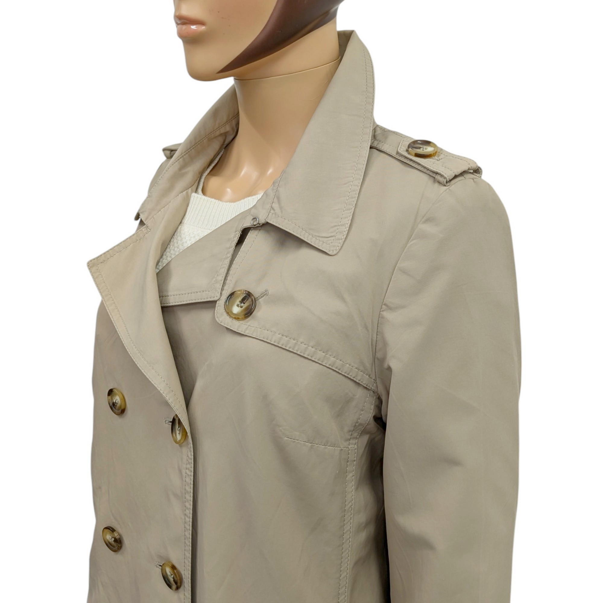 Veste Trench léger Pablo Gérard Darel T 42 en toile beige - Photo 2