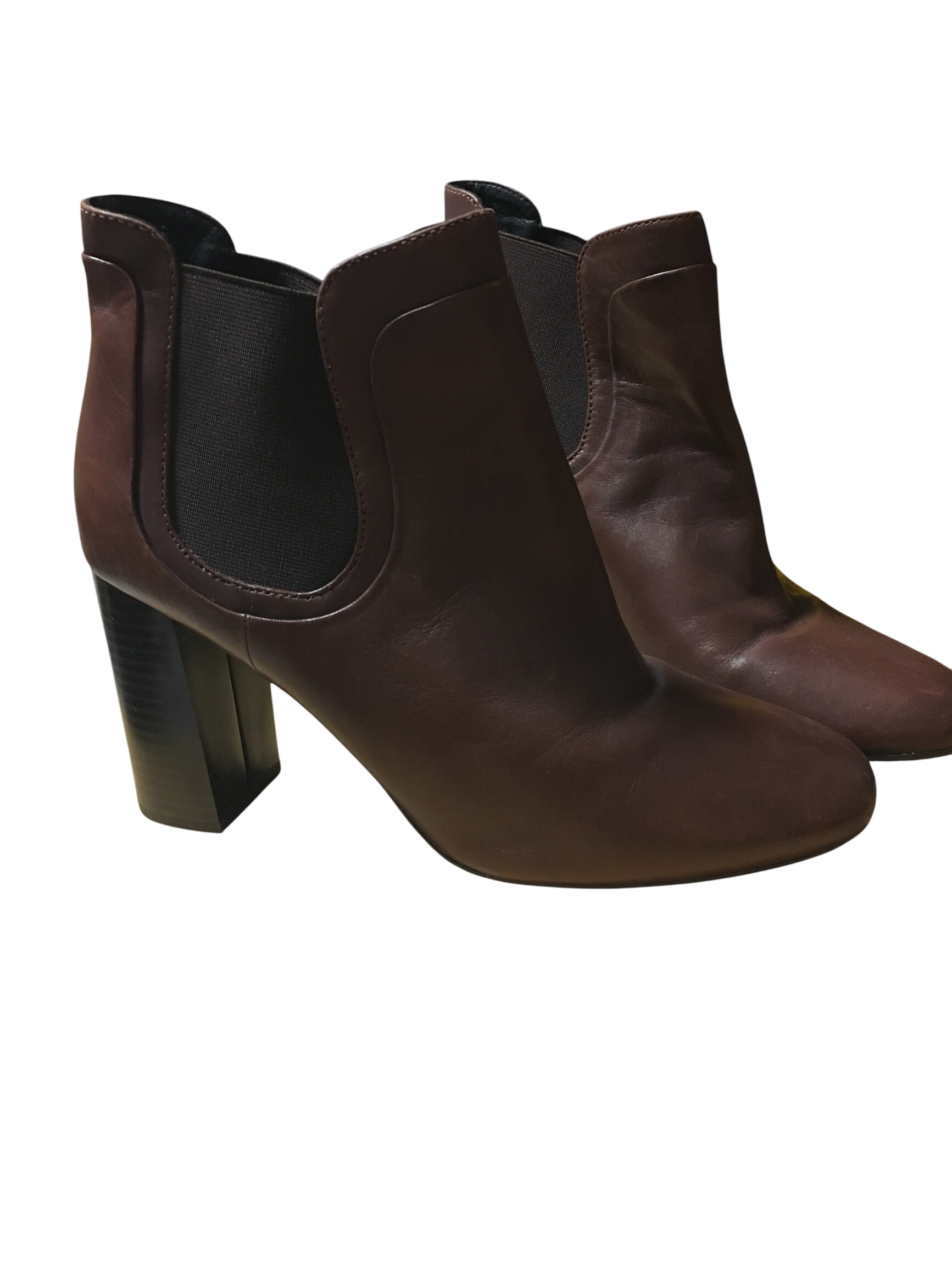 Bottine marron a talon GEOX - 39.5 - Photo 0