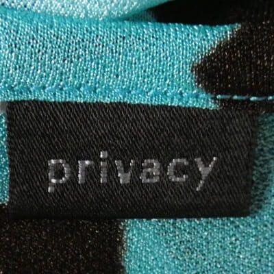 Paréo bleu imprimé - femme - Privacy - 147 x 80 cm - Photo 4