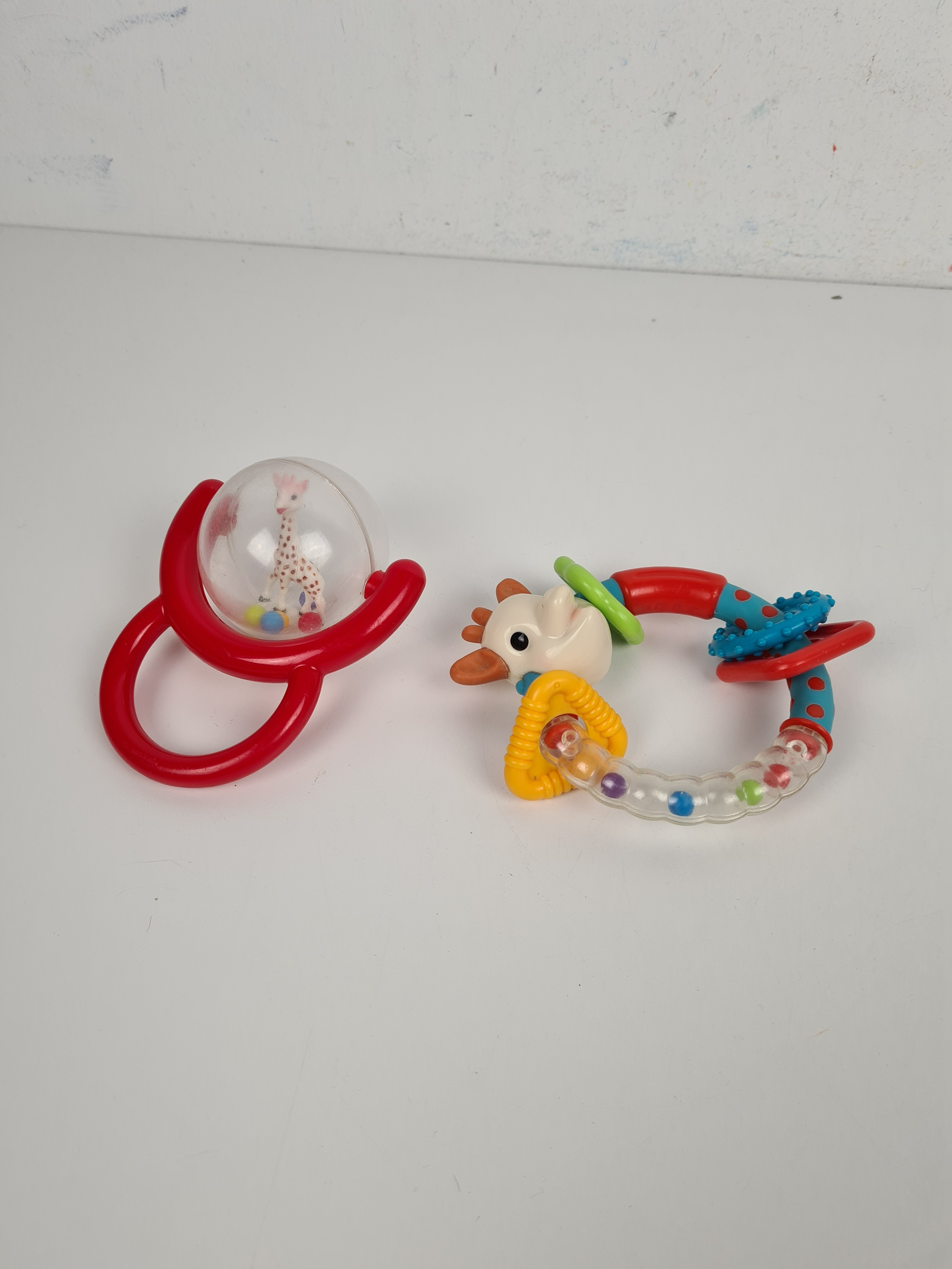 Jeu d'éveil -Lots de 2 hochet -Vulli - 11 cm - Photo 1