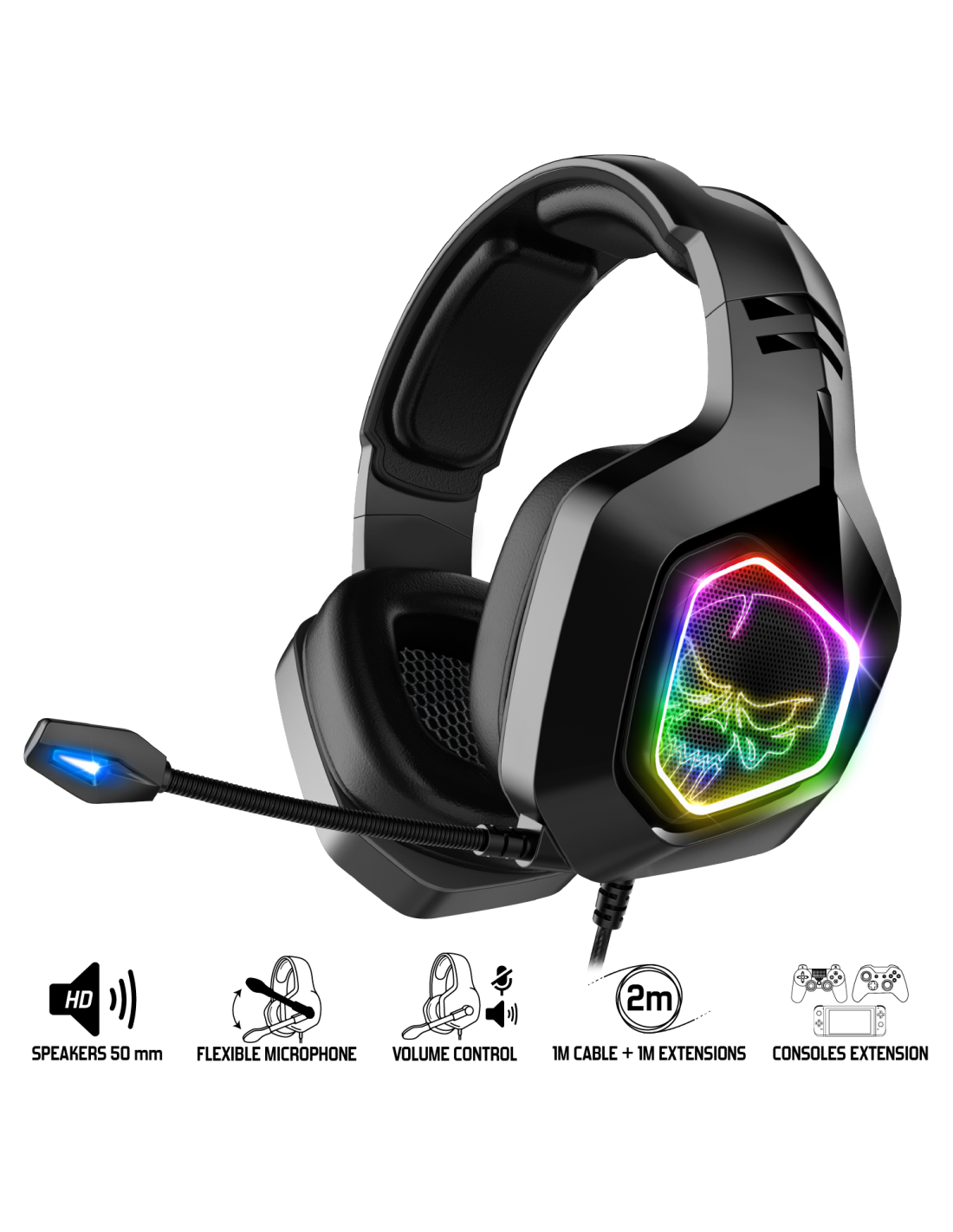 Casque gamer Spirit Of Gamer - ELITE-H50 Dark édition - Photo 3