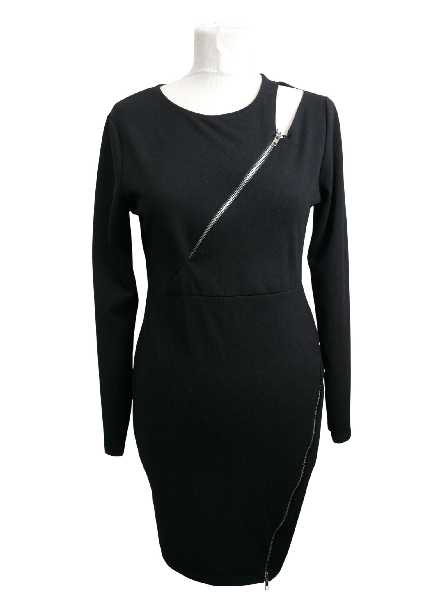 RF256 - Robe à zips - Boohoo - Taille 42 Très bon état -  reconditionné disponible sur Label Emmaüs