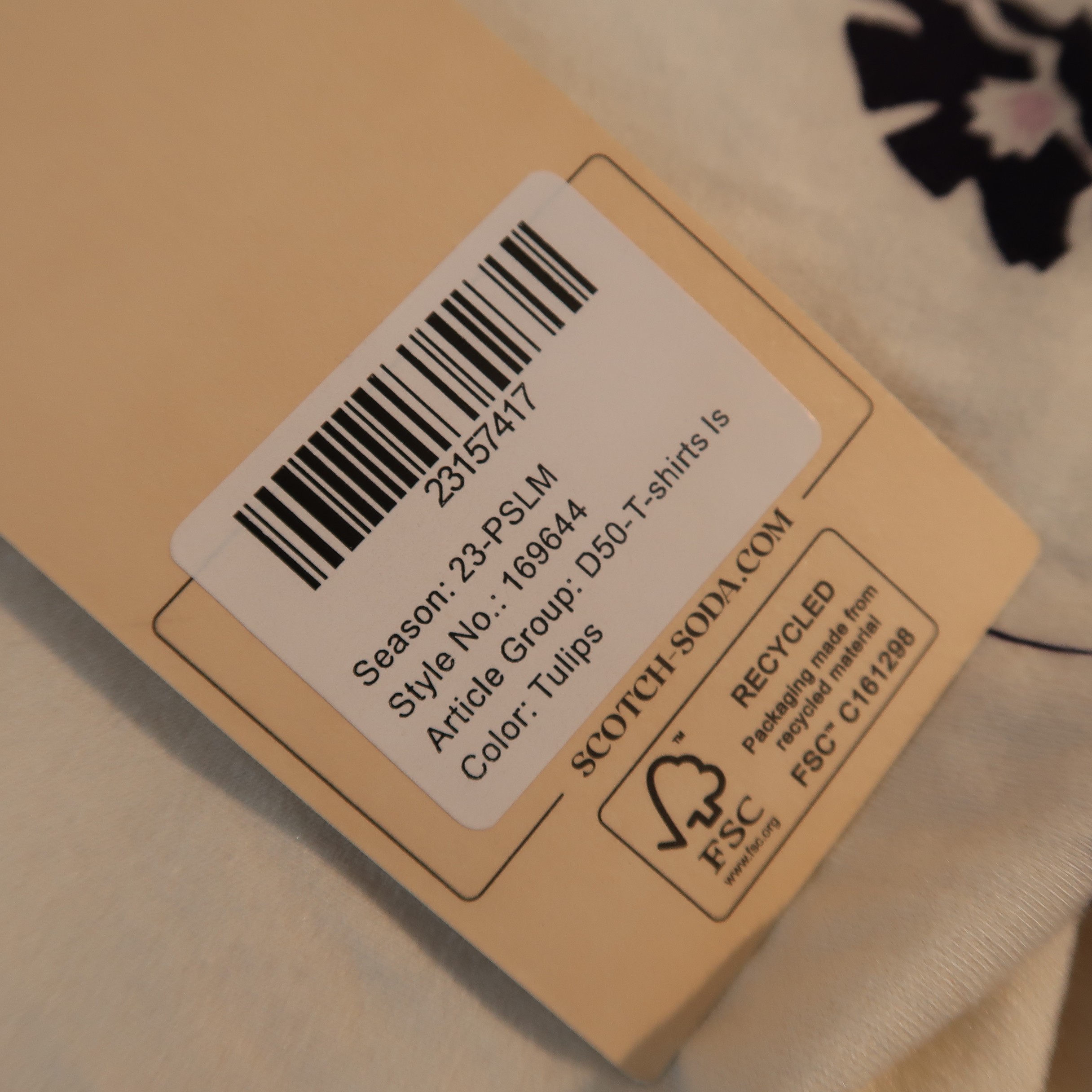 T-shirt Scotch & Soda à motif fleuri - Taille XS (estimée) - Photo 3