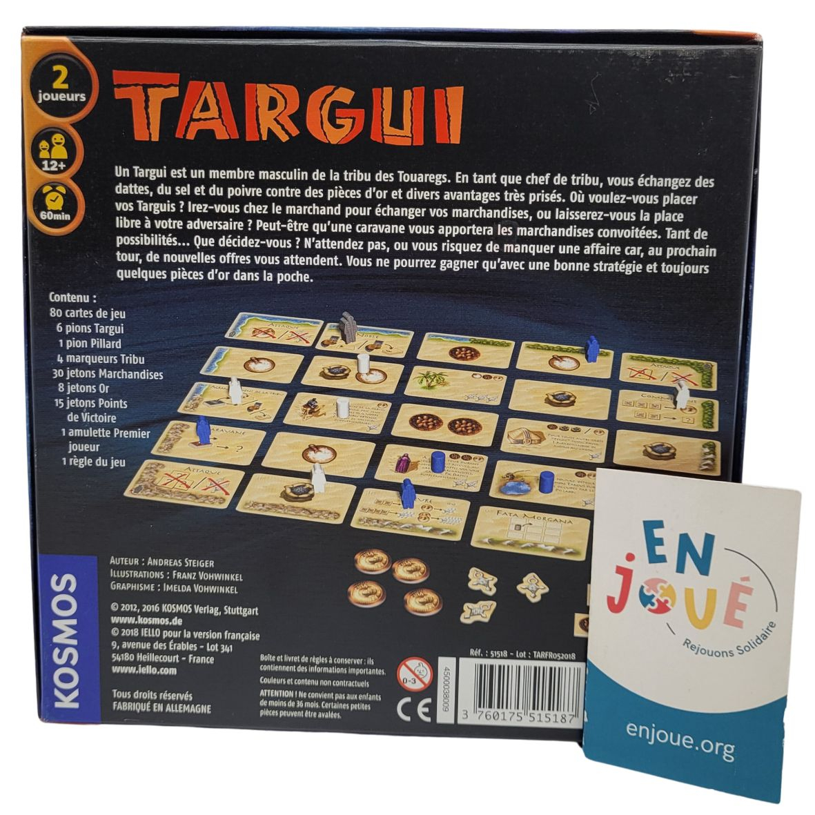 Jeu de société - Targui - Iello - À partir de 12 ans. Très bon état - Vue 4 - 