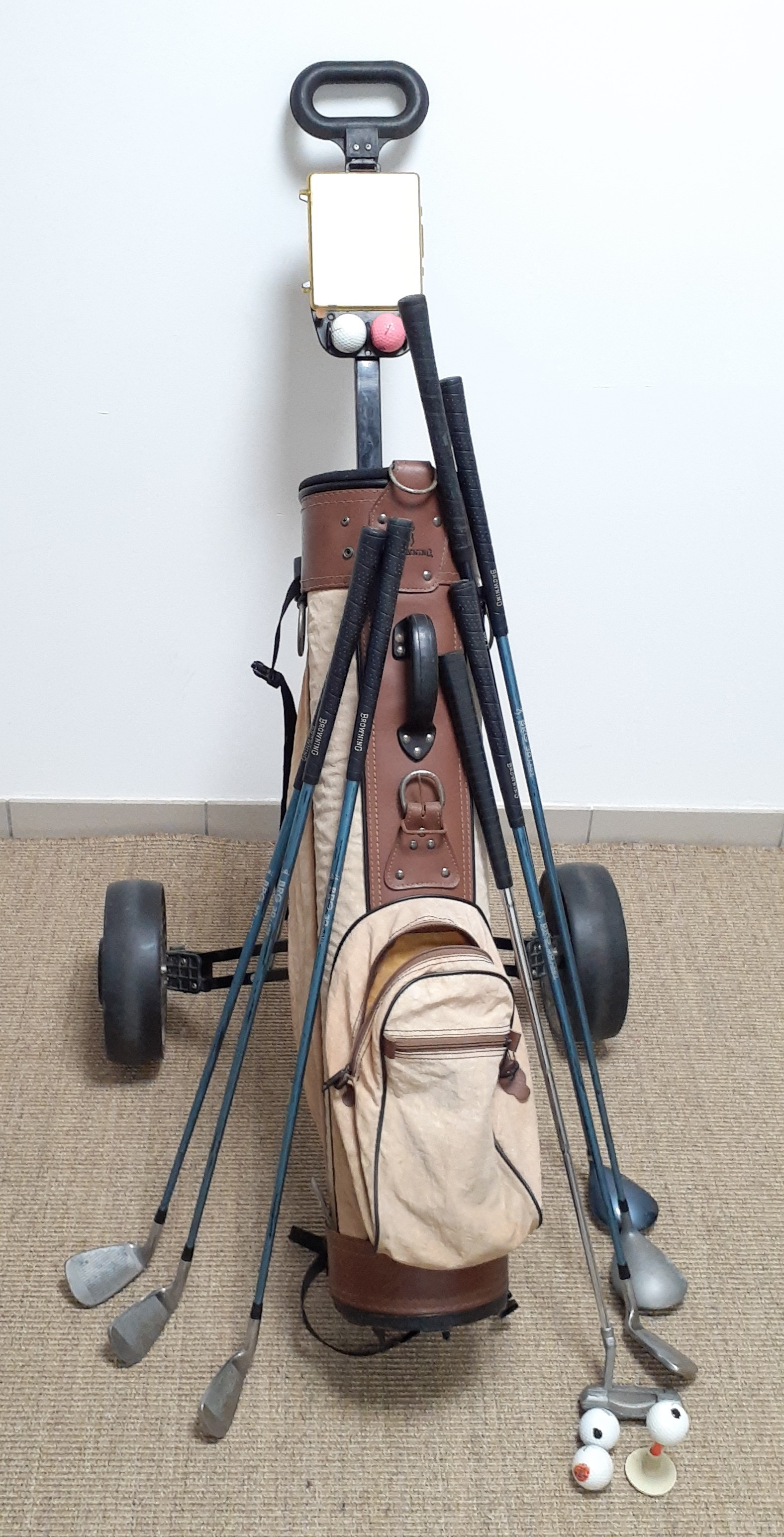 Chariot de golf droitier et accessoires - Photo 4