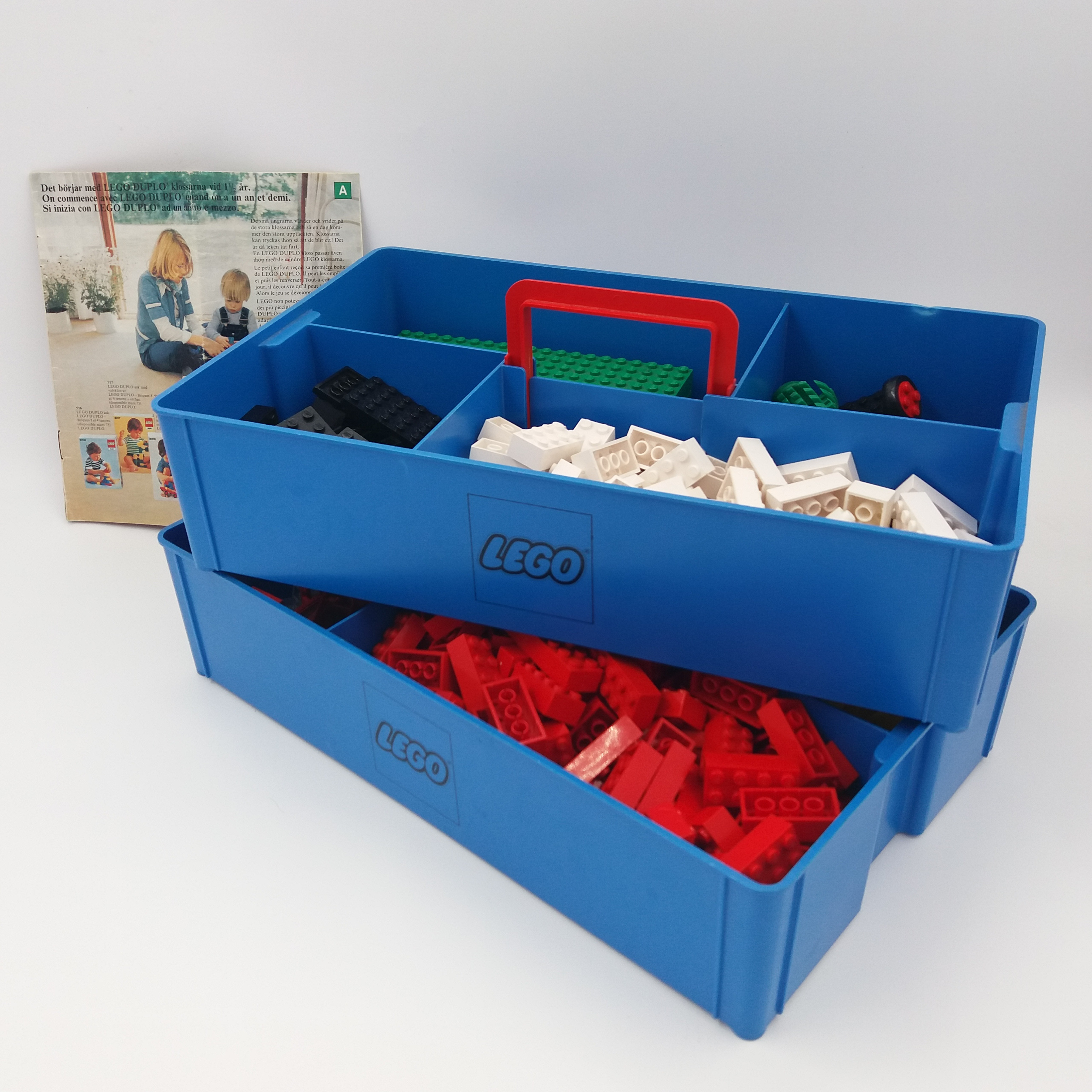 Boite de LEGO vintage; n°8 de 1973 (776 pièces) Bon état - Vue 6 - 