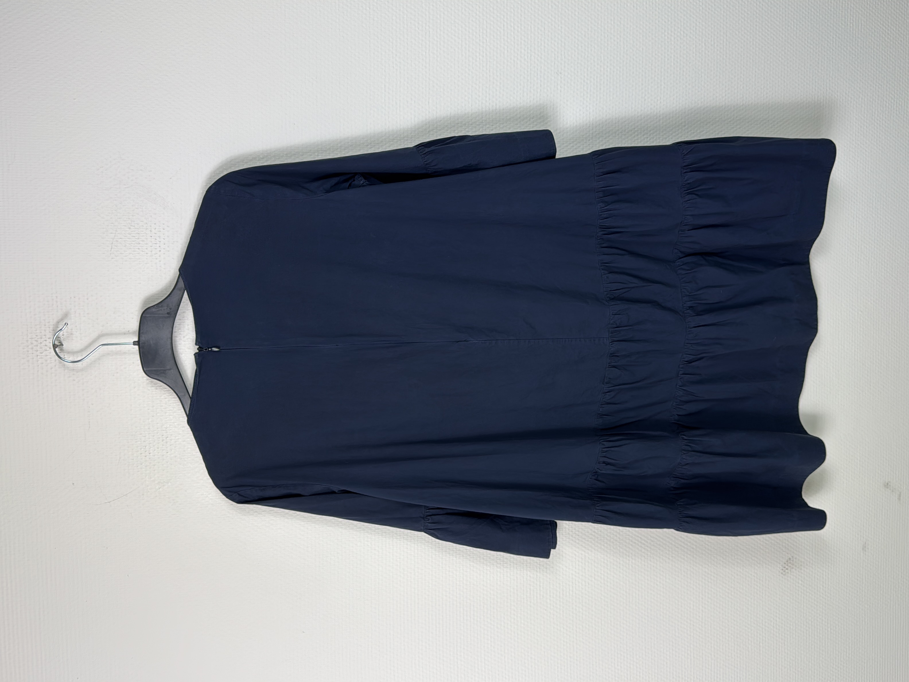 Robe trapèze Cos bleu marine volants manches longues M 💙 Très bon état - Vue 5 - 
