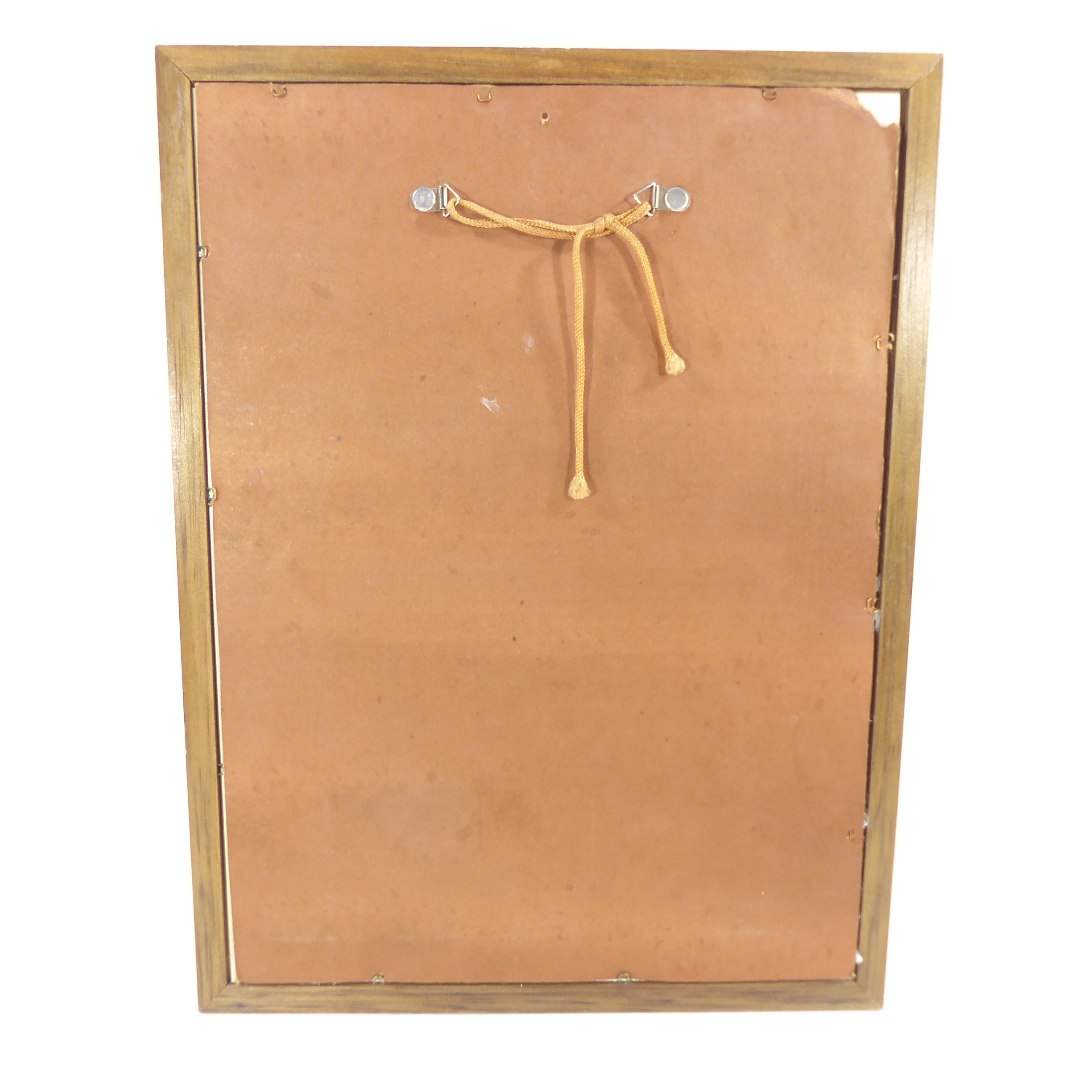 Miroir vintage années 70 davies oiseaux bleus | Selency