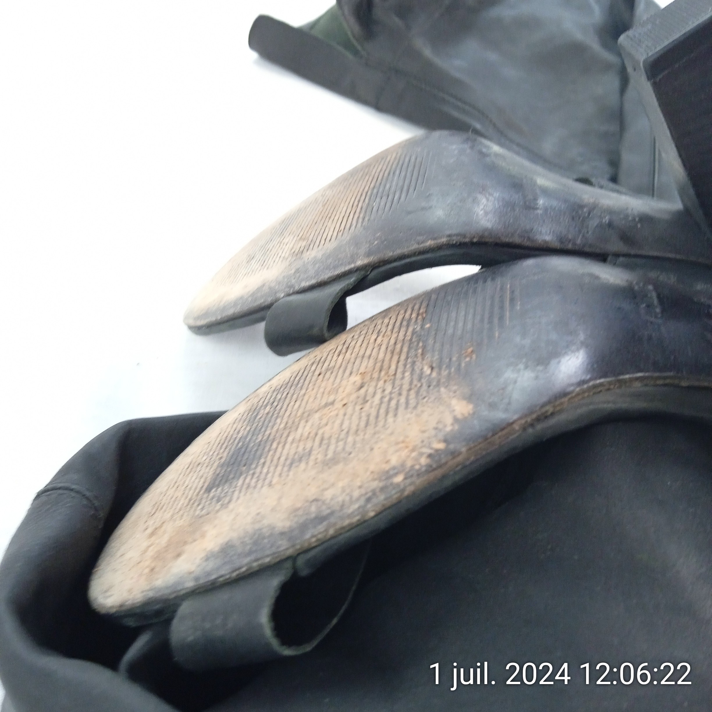 VIC MATIE CUOIO Sandales guêtres en cuir T39,5 - Bon état - Photo 6