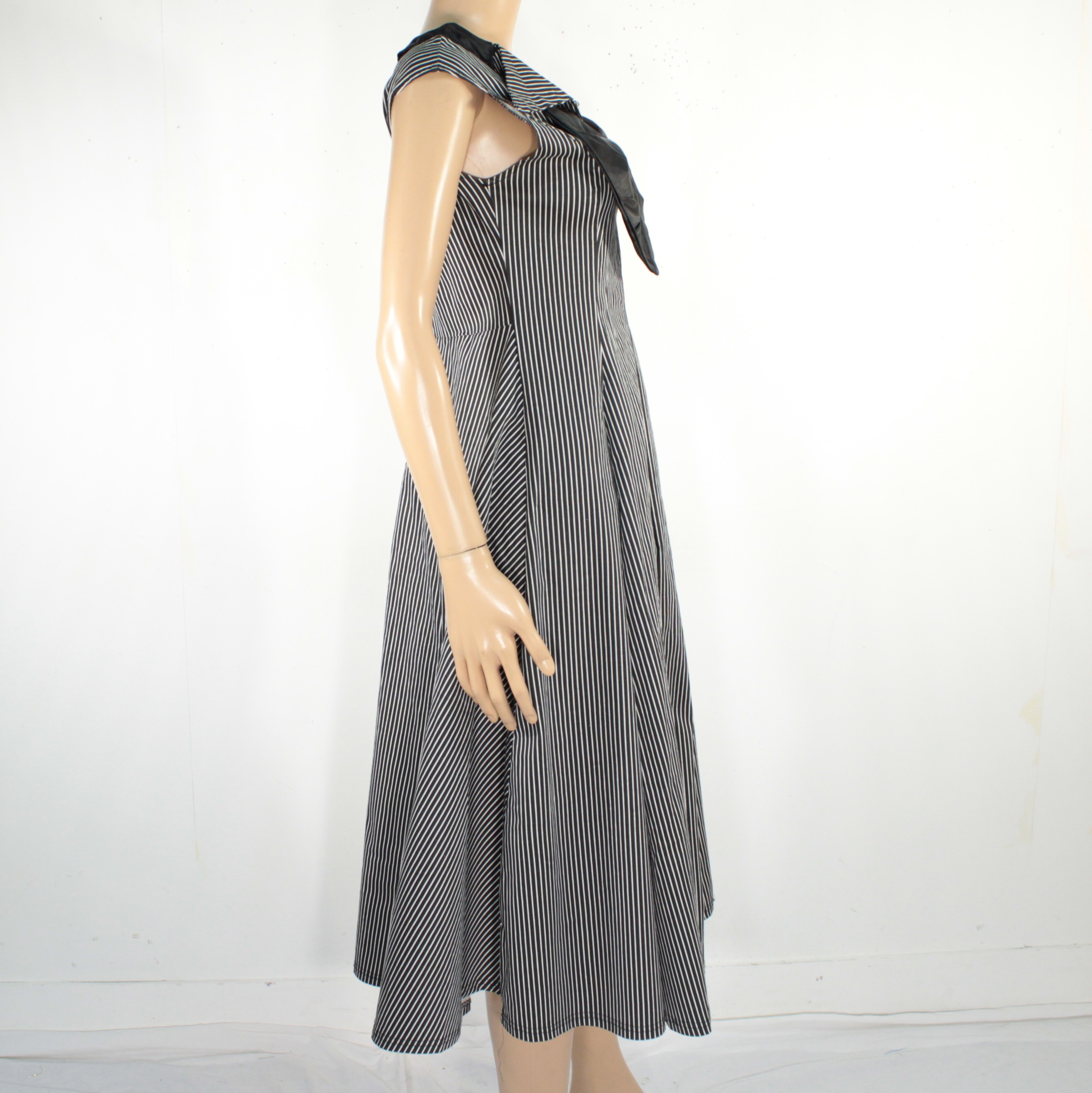 Robe Longue Noir & Blanche Taille M Bon état - Vue 4 - 