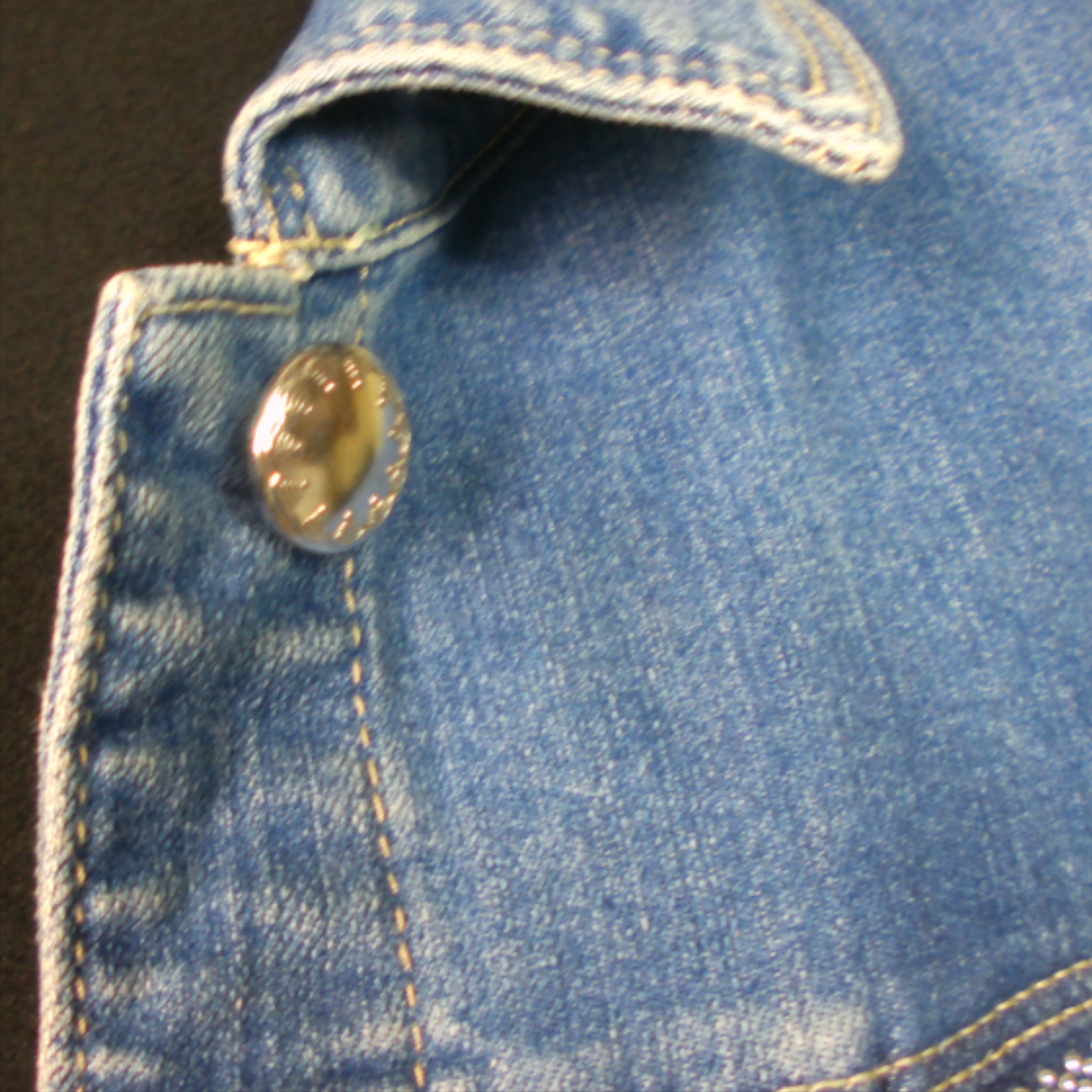 Veste ARMAND THIERY, jean bleu, taille 44 - 46 estimée Très bon état - Vue 6 - 