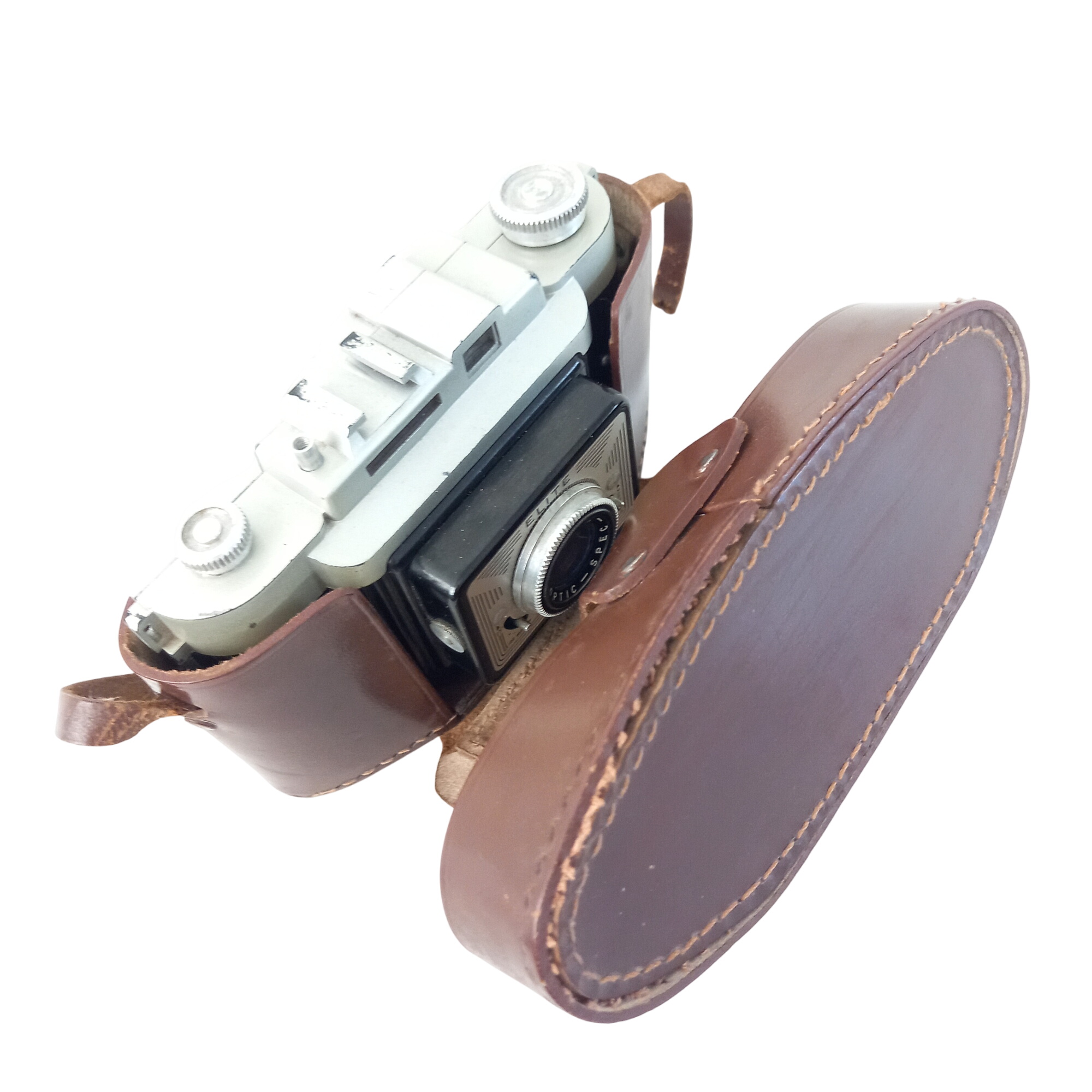 Appareil photo vintage Elite Fex dans son boiter en cuir - Photo 0
