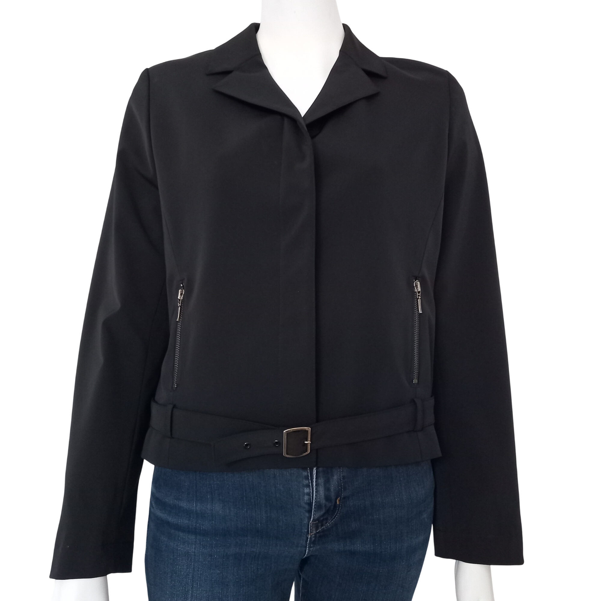 Veste blouson femme noir Darel taille 44 Très bon état -  reconditionné disponible sur Label Emmaüs