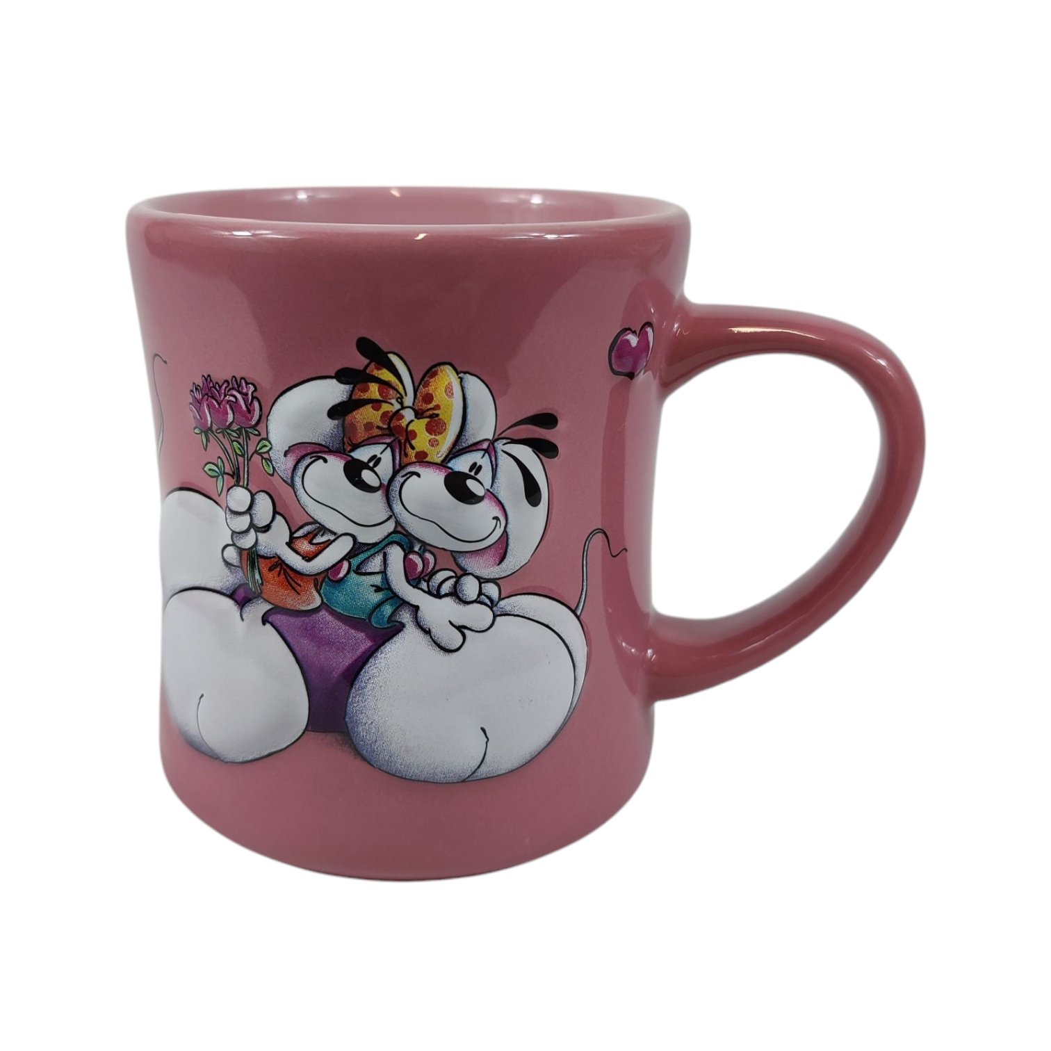 Mug Diddl rose avec coeurs Très bon état - alternatives disponibles sur Dero Mug Diddl rose avec coeurs Très bon état - reconditionné (offre indisponible)