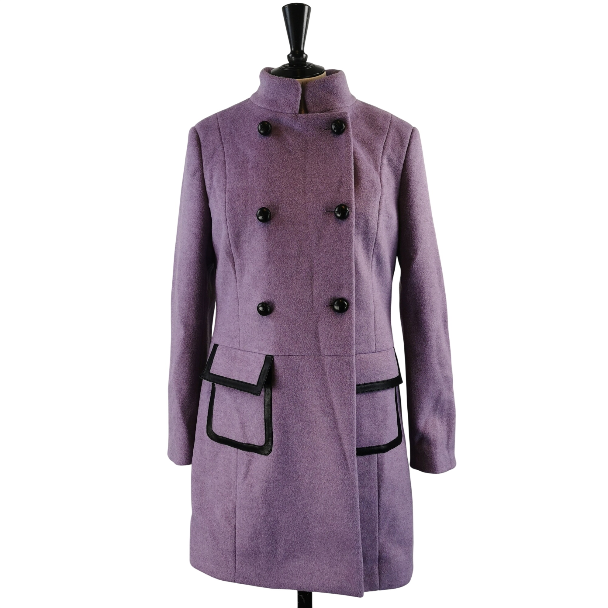 Manteau - Taille S (estimée) - Violet  -  reconditionné disponible sur Label Emmaüs