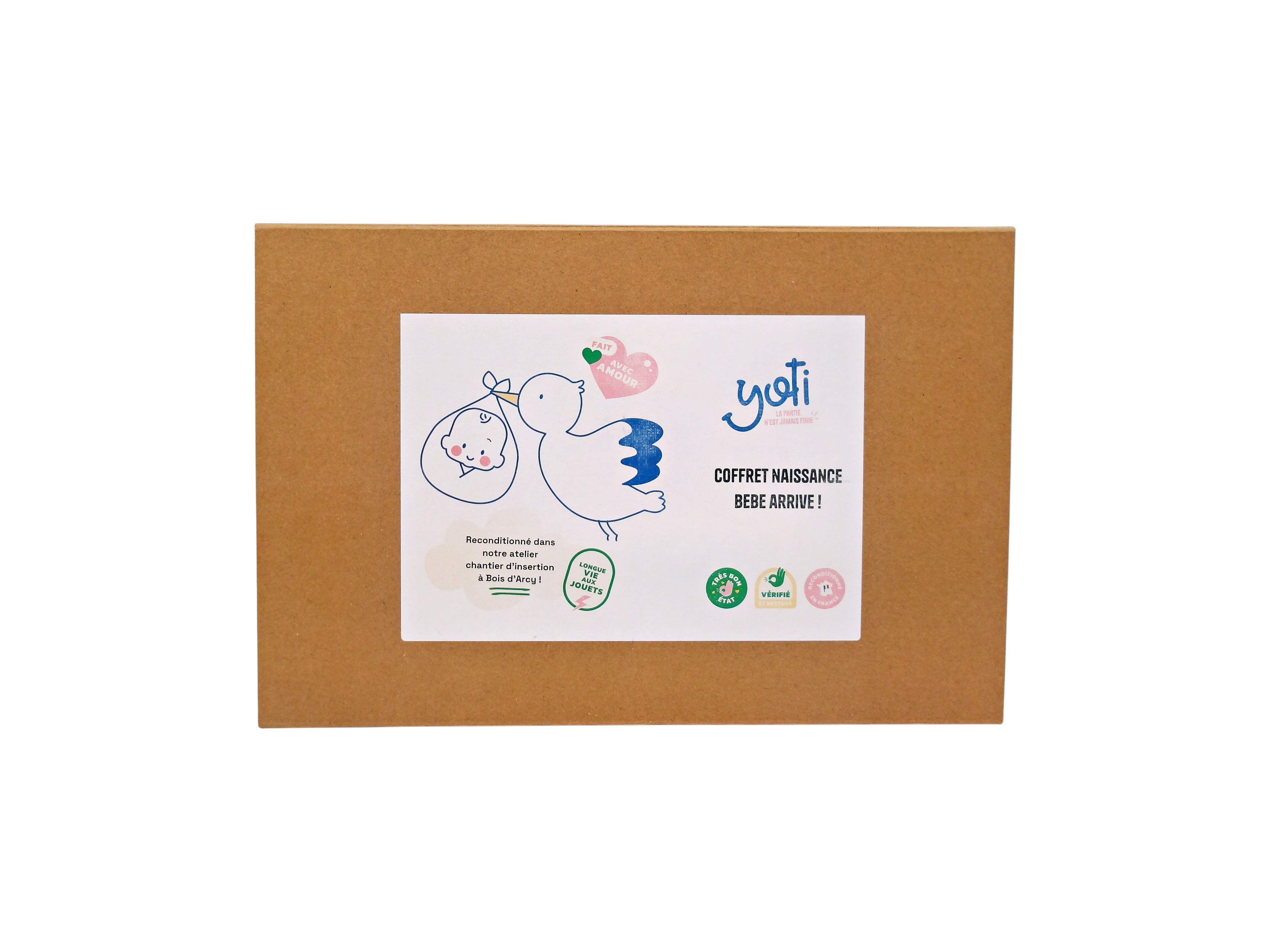 Coffret de naissance - Hochet, doudou et balle d'éveil Très bon état - Vue 2 - 