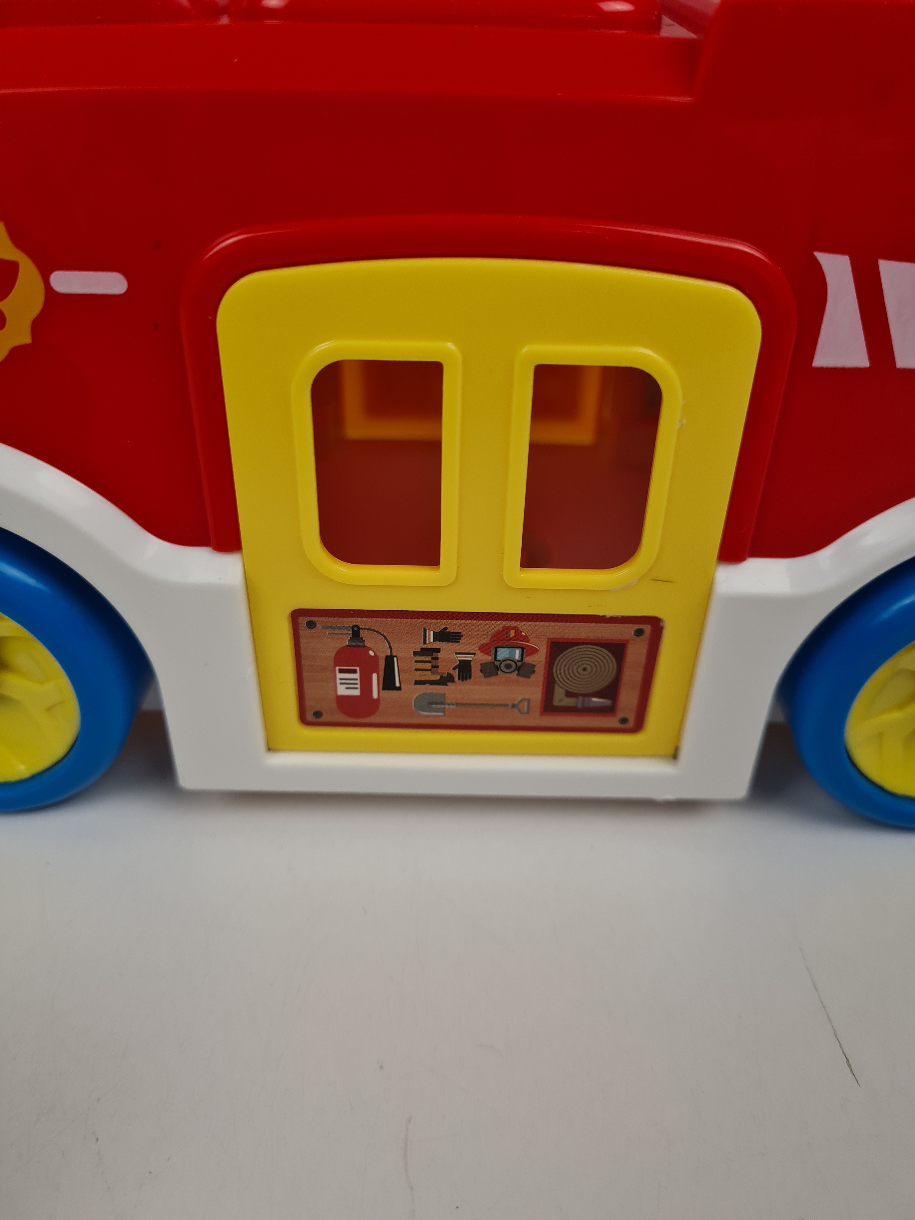 Voiture - Camion de pompiers interactif avec sons et lumière - 22 x 16 cm - Photo 4
