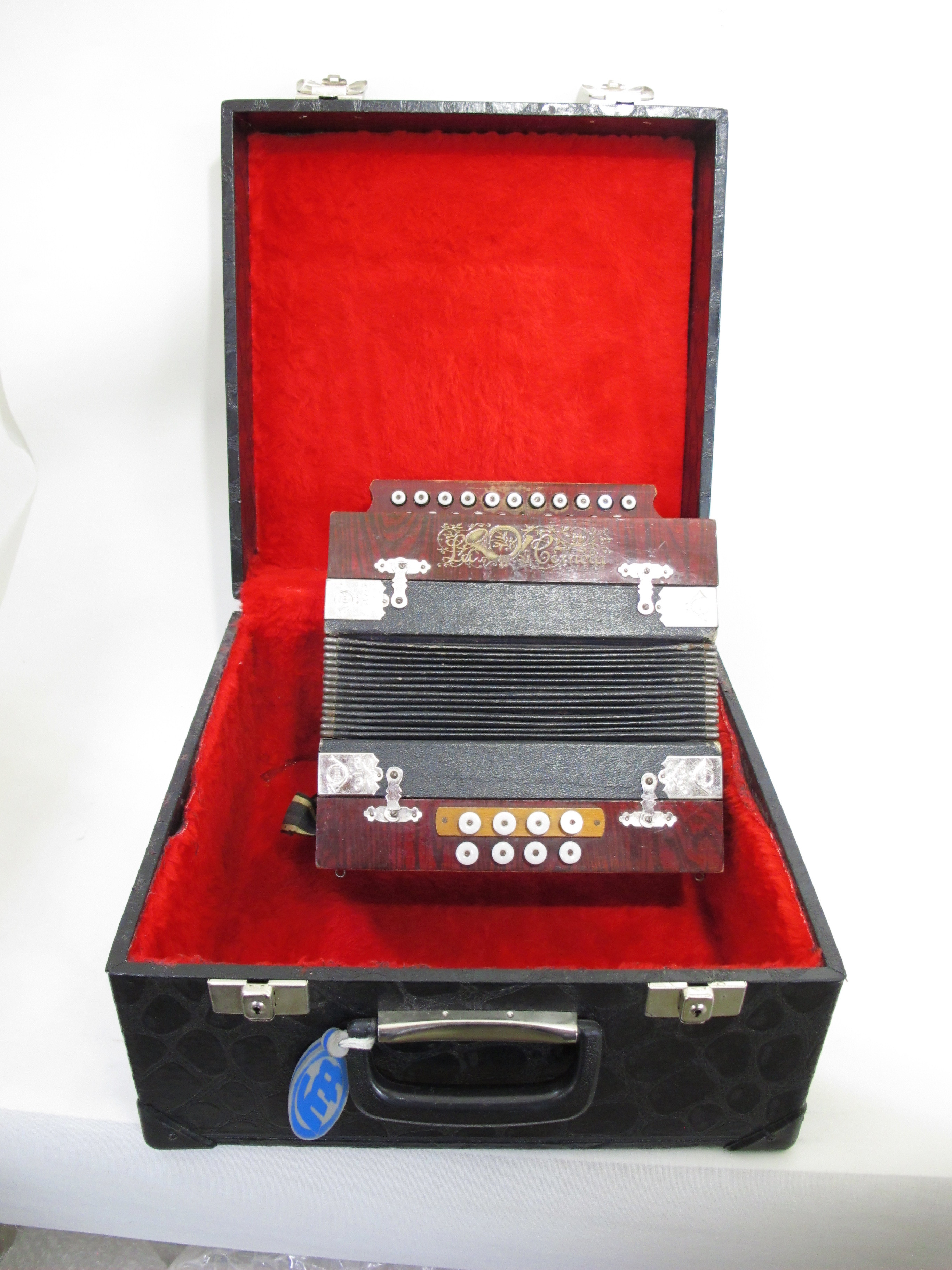 Accordéon diatonique ancien de la marque corneta - Photo 5