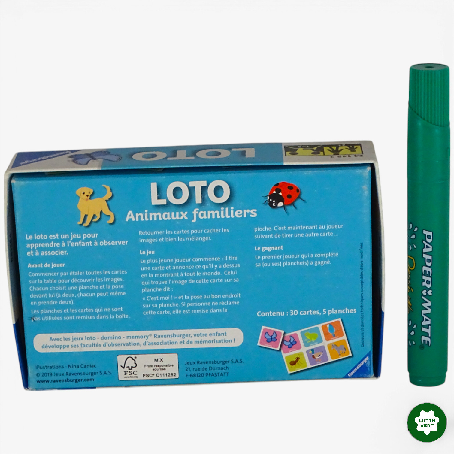 Loto Animaux familiers d'occasion RAVENSBURGER - Dès 2 ans | Ref 10702 - Photo 4