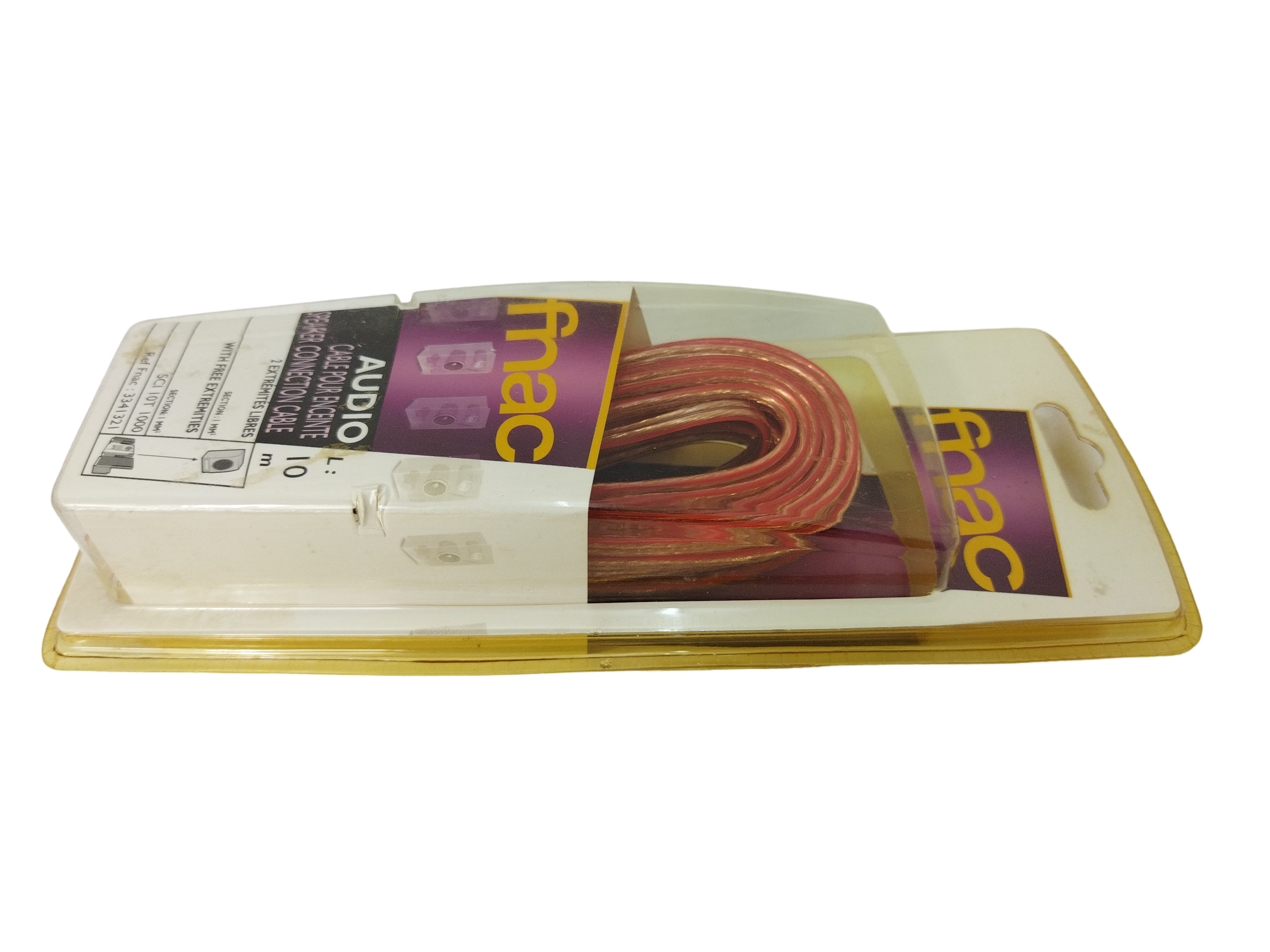 Câble audio pour enceintes 10 metres/Speaker connection cable Comme neuf -  reconditionné disponible sur Label Emmaüs