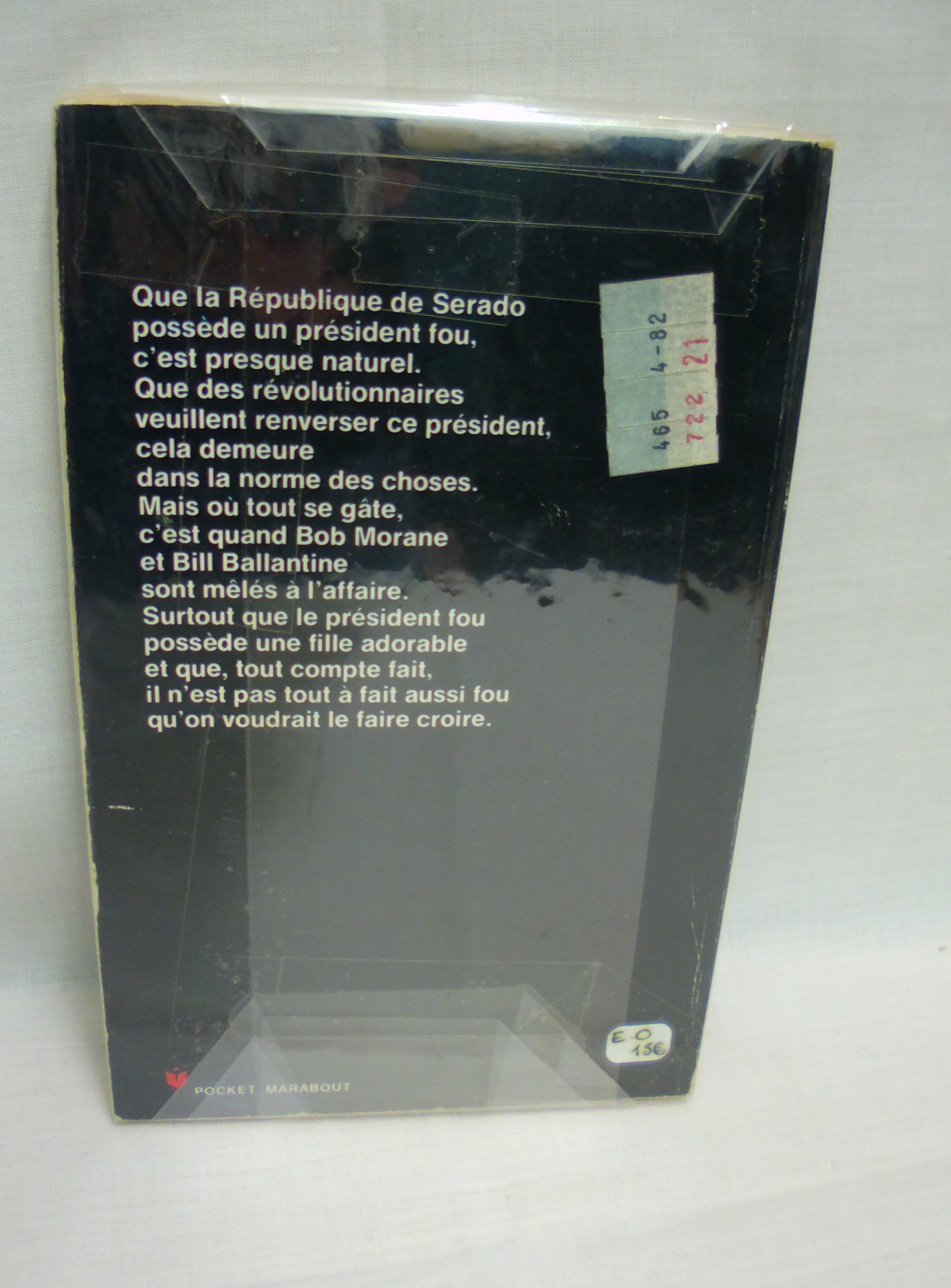 Livre Bob Morane, Panne sèche à Serado de Henri Vernes, 1973, Sous plastique - Photo 1
