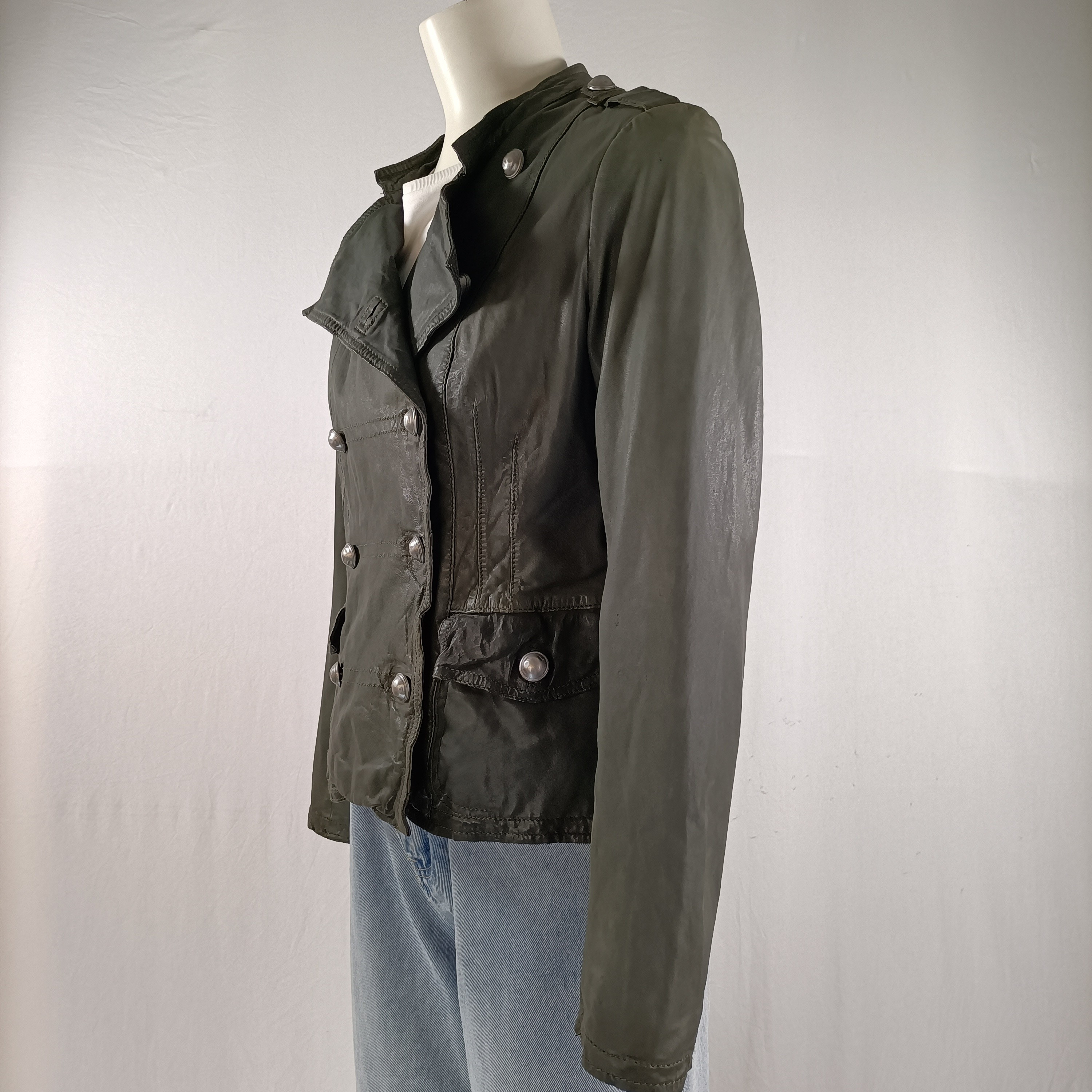 Veste en cuir souple - Oakwood - Taille M (estimé) - Photo 2