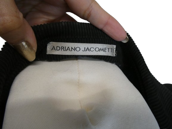 Adriano Jacometti veste blazer longue en velours côtelé - Taille XXL Très bon état - Vue 5 - 