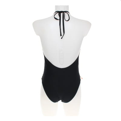 Maillot de bain noir avec froufrous multicolores - Femme - Taille M - Photo 1