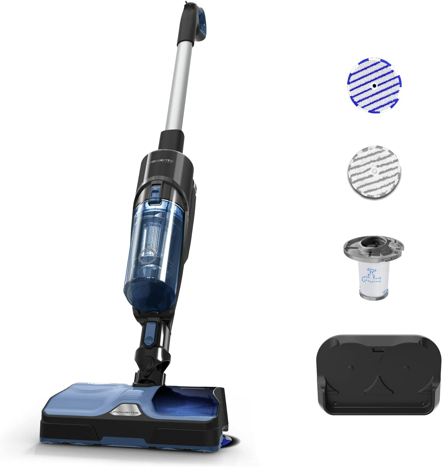 Rowenta Aspirateur Balai Laveur sans Fil GZ3038WOR - Très bon état sur Label Emmaüs